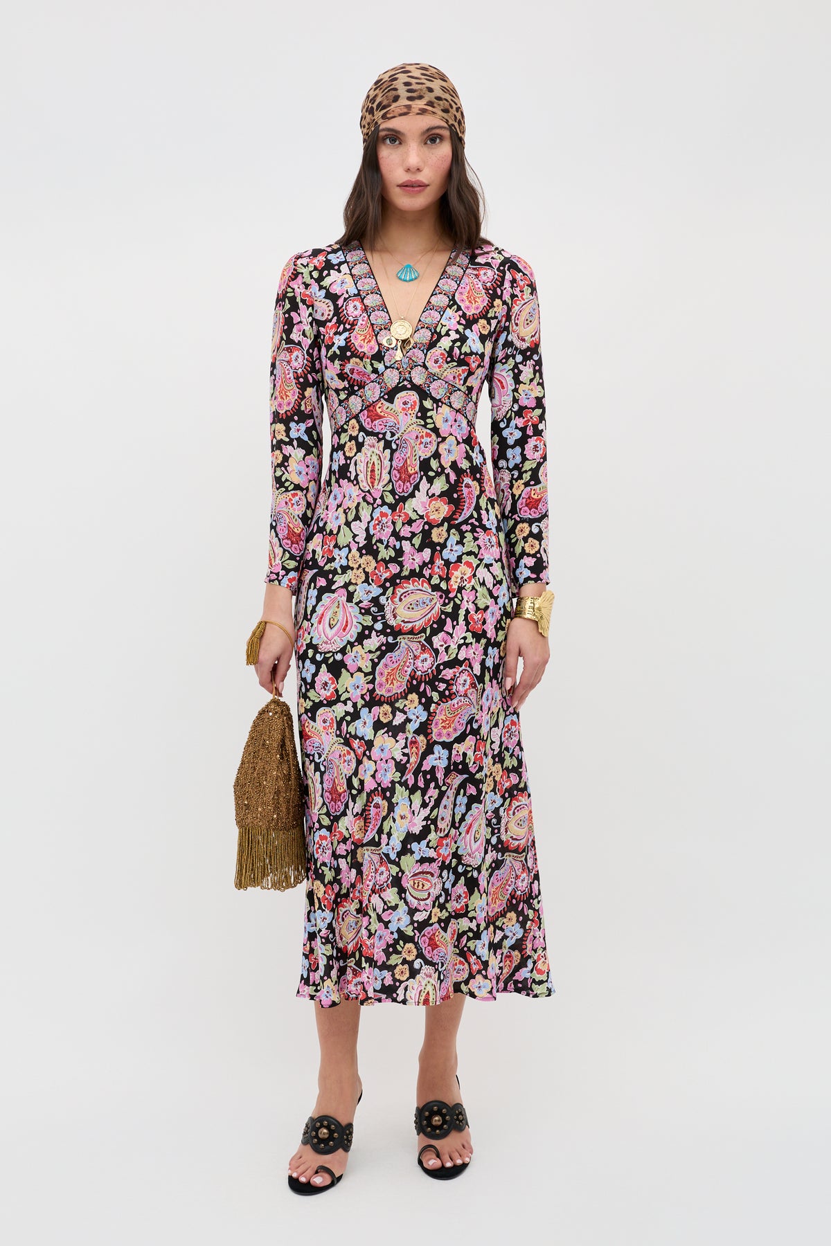 Tania - Cara Floral Black