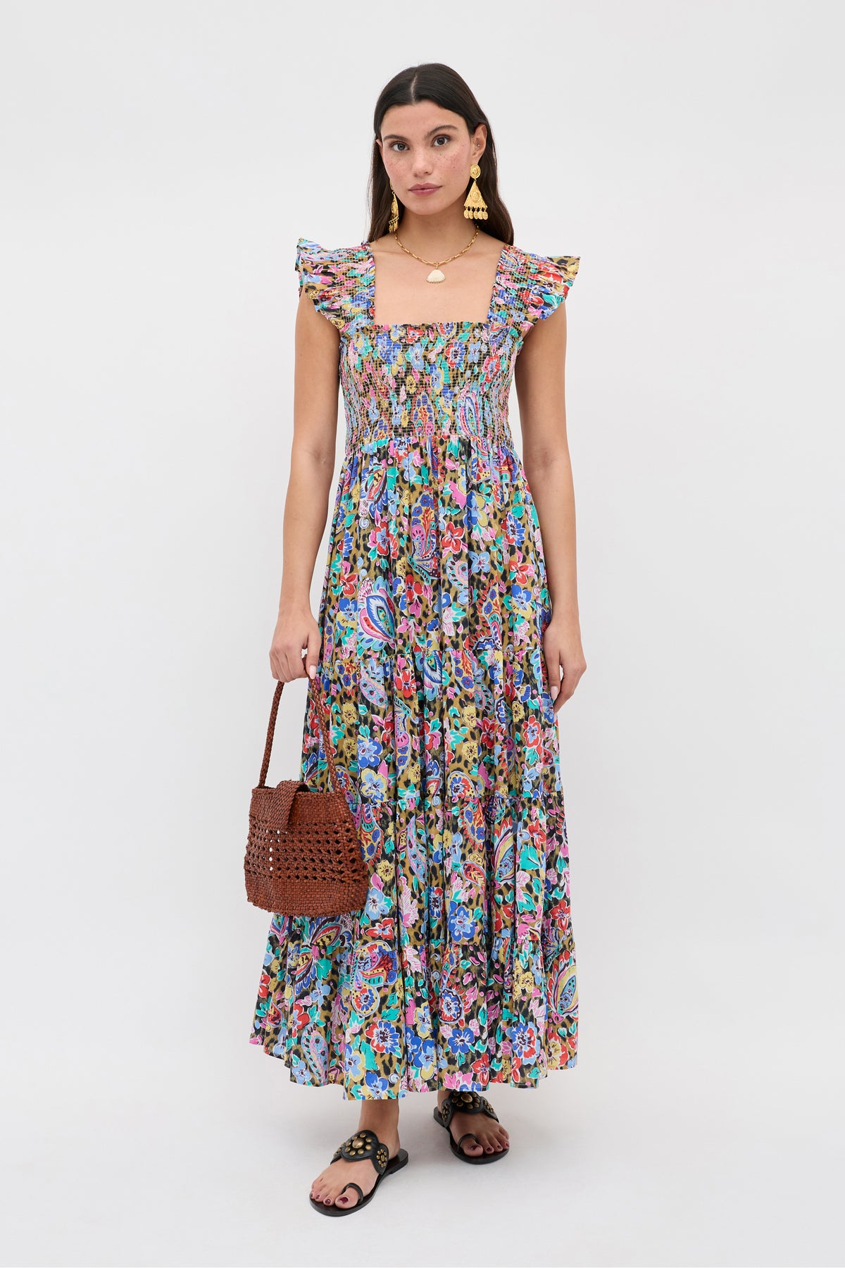 Kendall - Cara Floral Leopard Brown