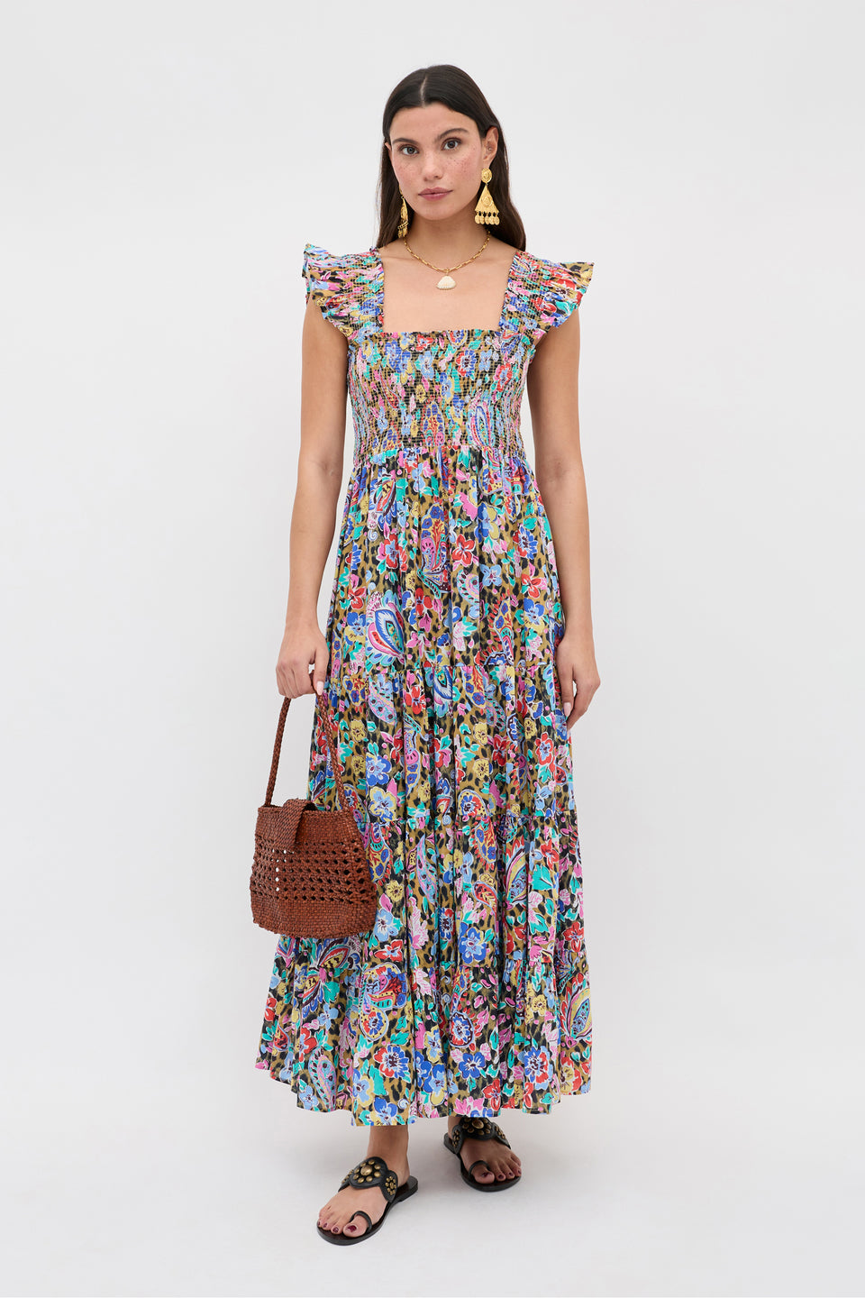 Kendall - Cara Floral Leopard Brown