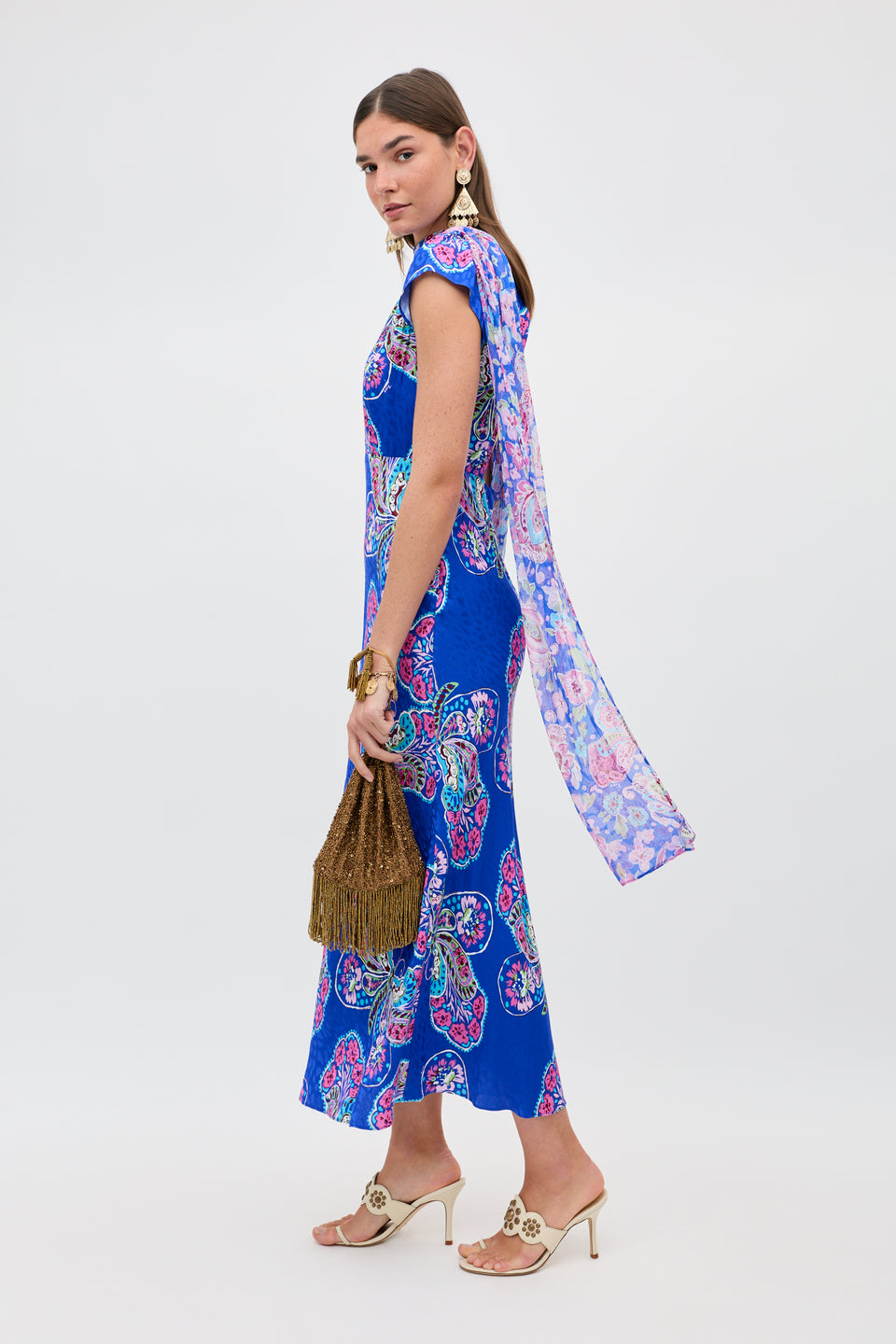 Amy - Butterfly Bloom Jacquard Blue