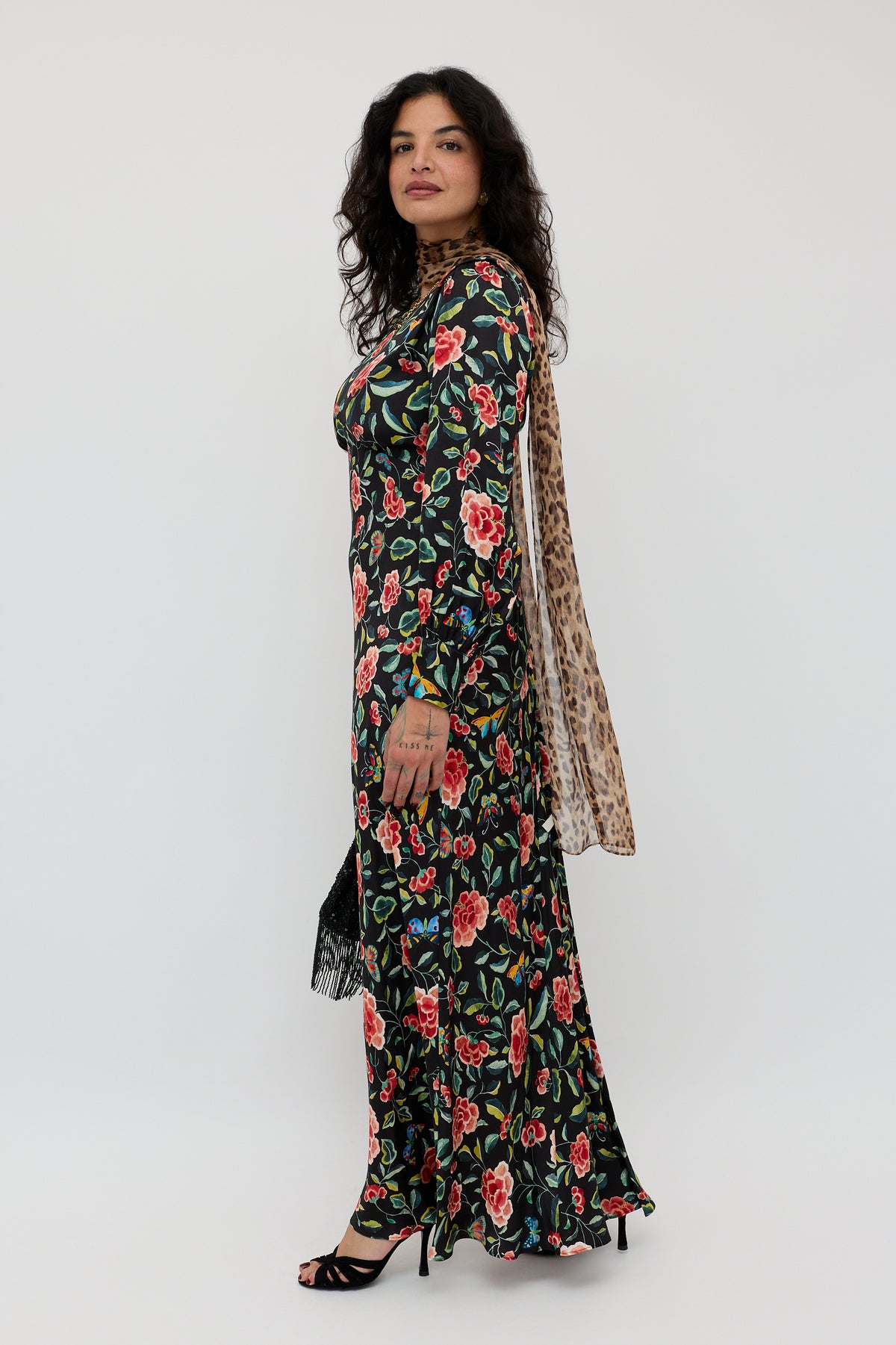 Marni 2 - Butterfly Floral Black