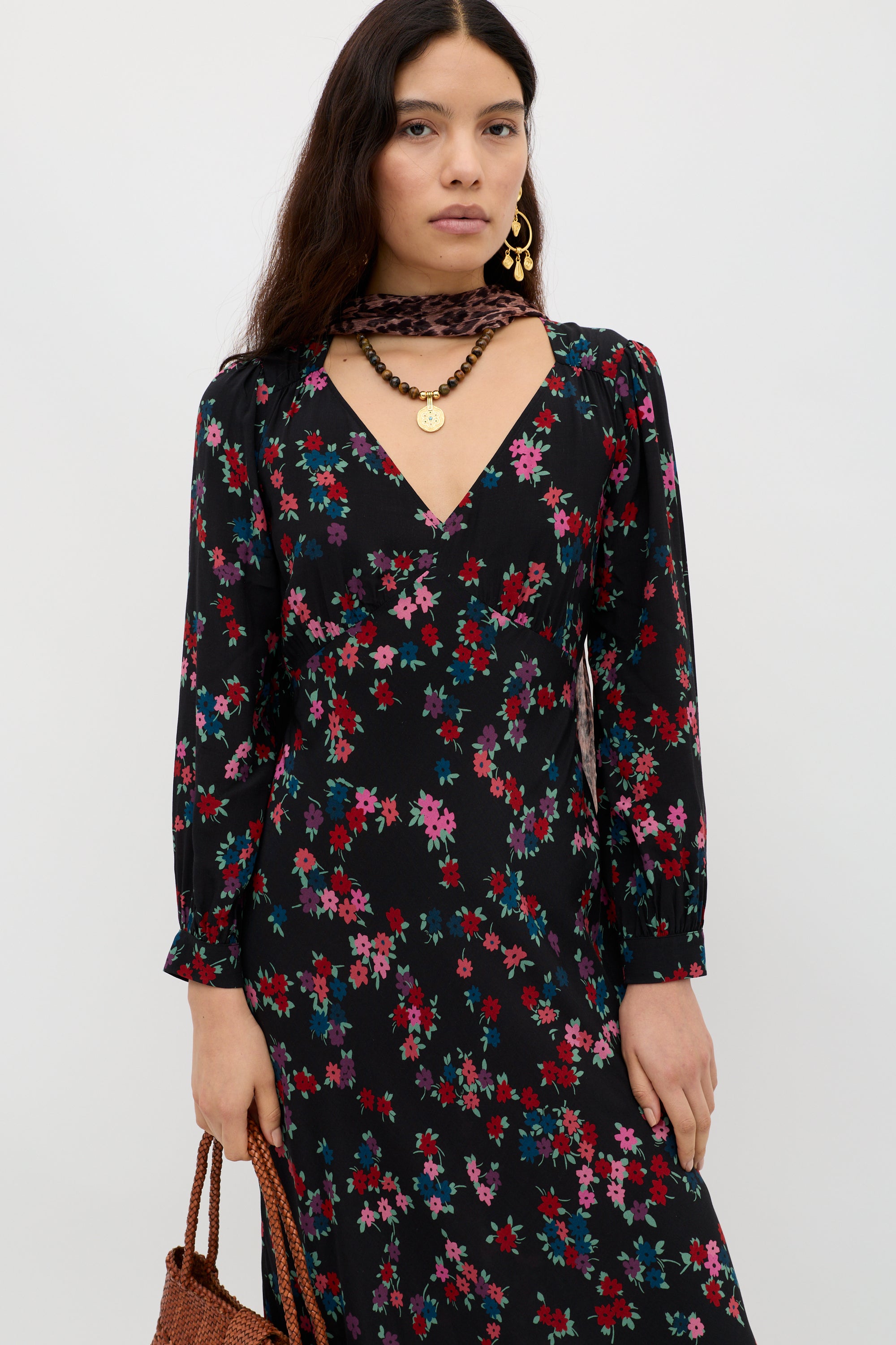 princess polly baby blue dress For Love & Lemons Heart Maxi Slip Dress main image 0
