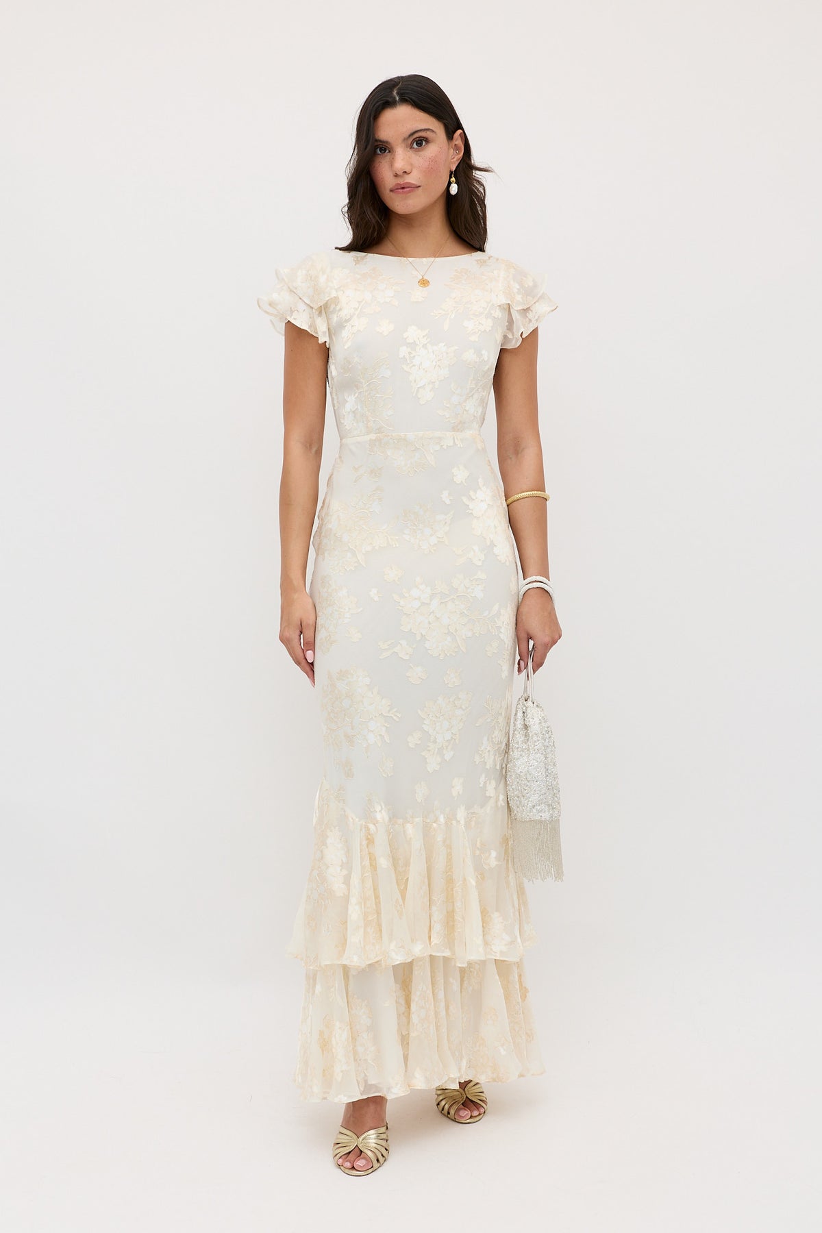 Ordinia - Bouquet Devore Cream