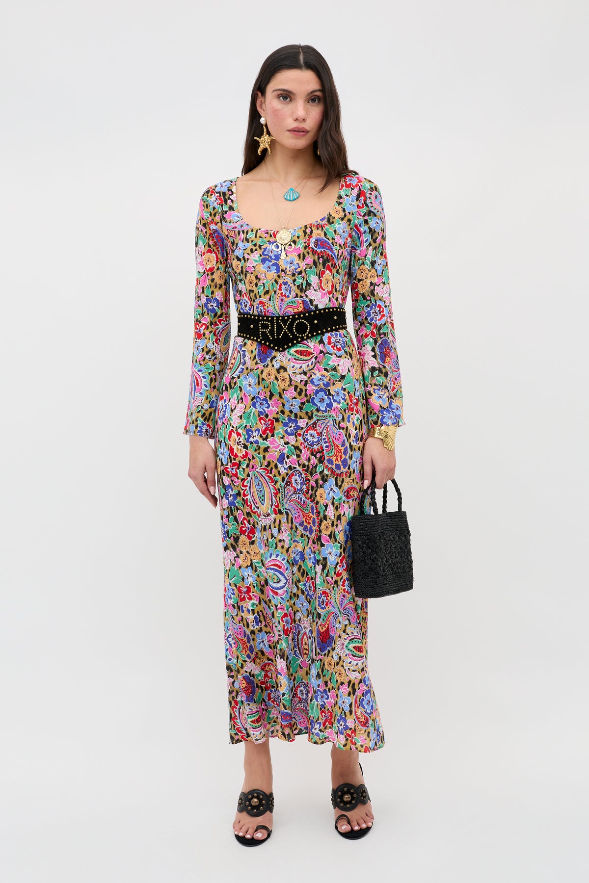 Noraya - Cara Floral Leopard Brown