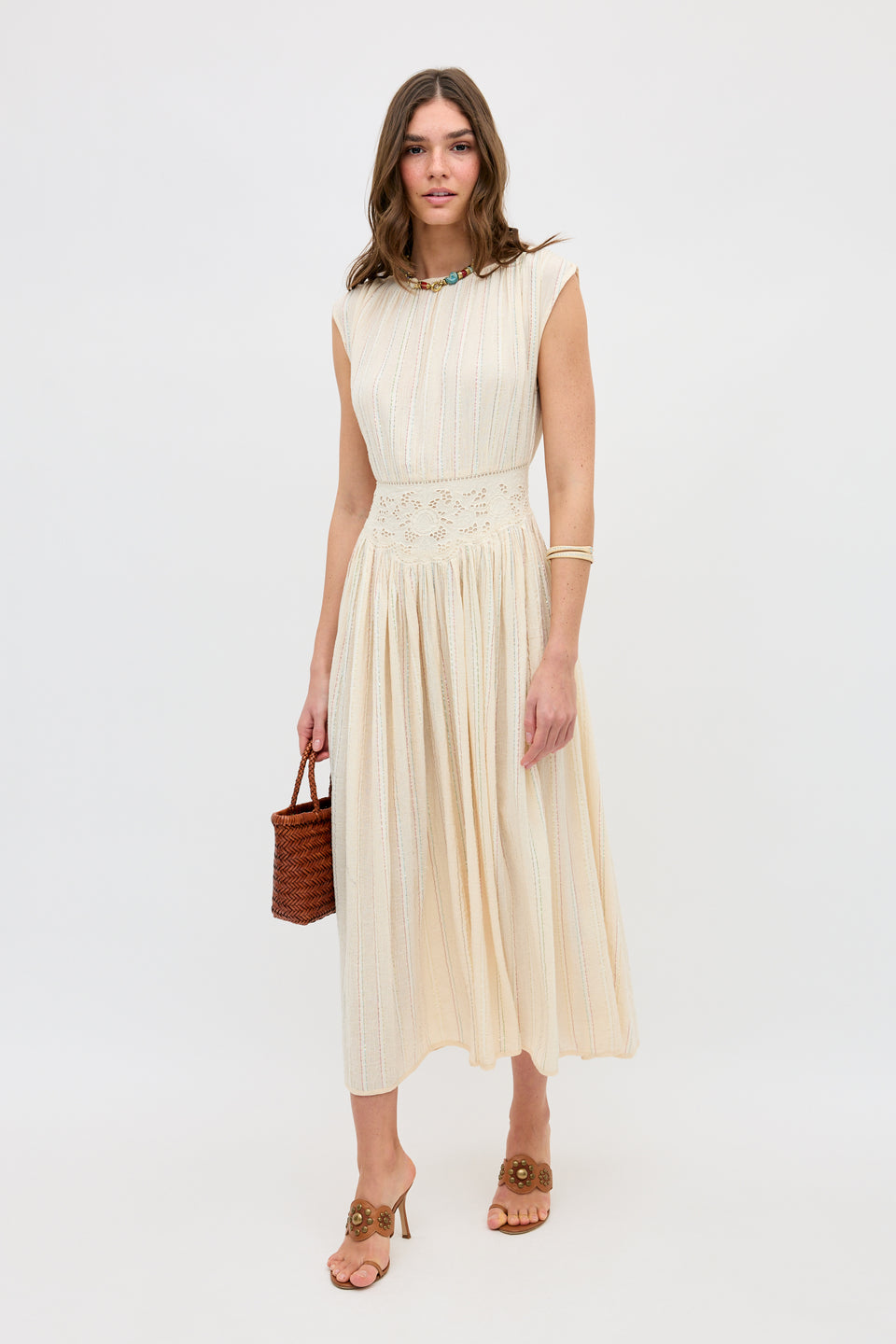 Alayah - Sienna Lace Embroidery Cream