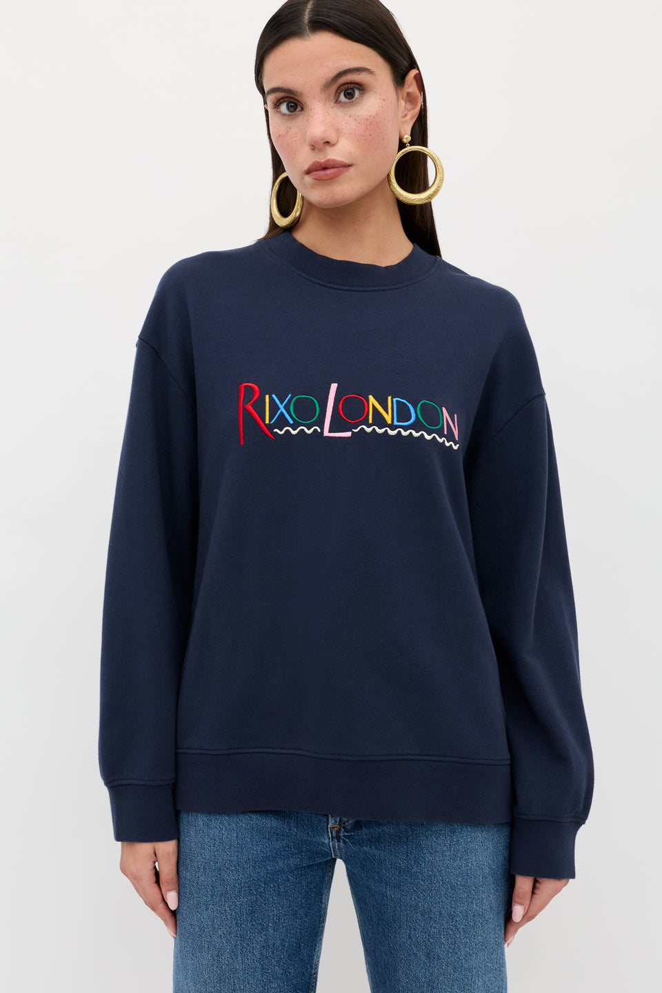 Blaze - London Embroidery Navy