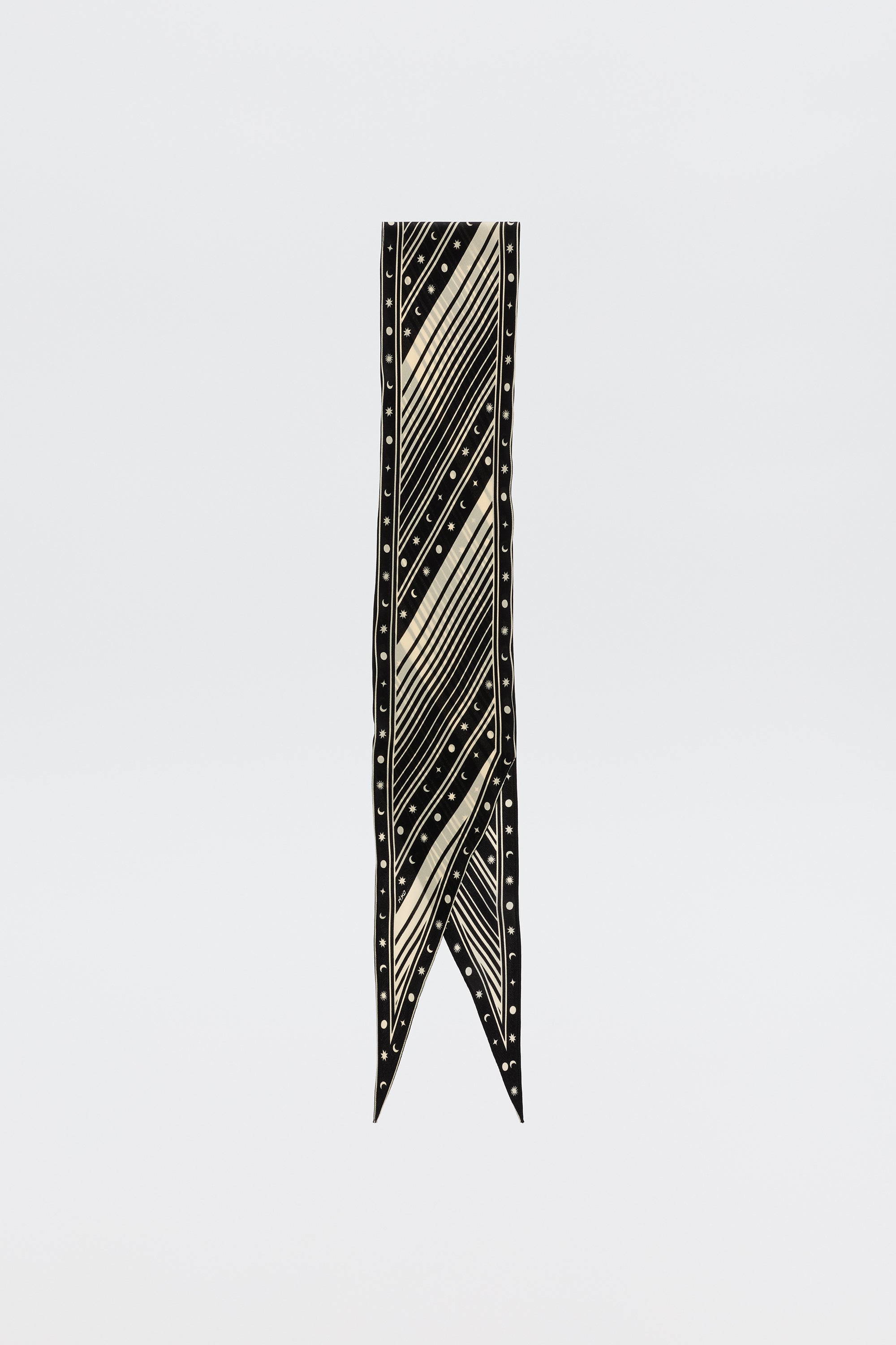 Nara Silk Scarf in Starstruck Black | RIXO USA ⋆