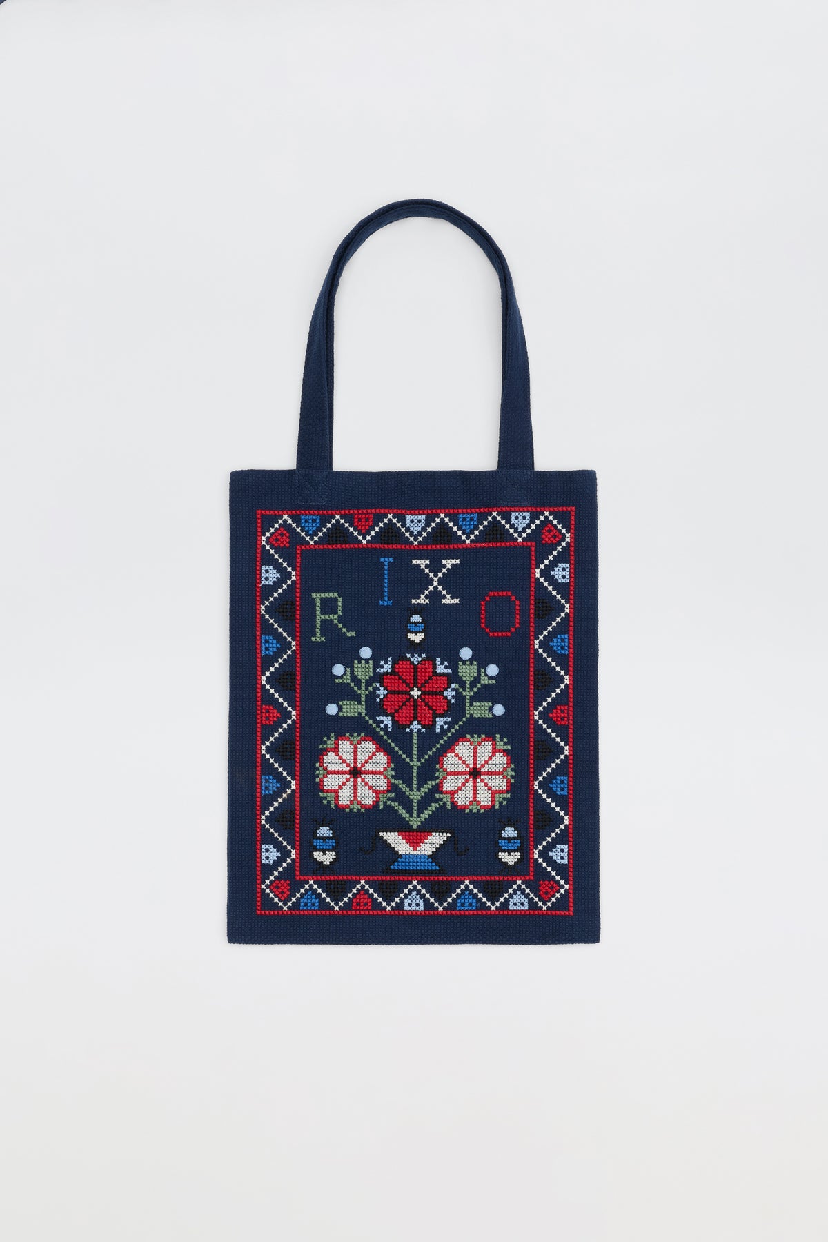 Noora - Terra Cross Stich Embroidery Navy