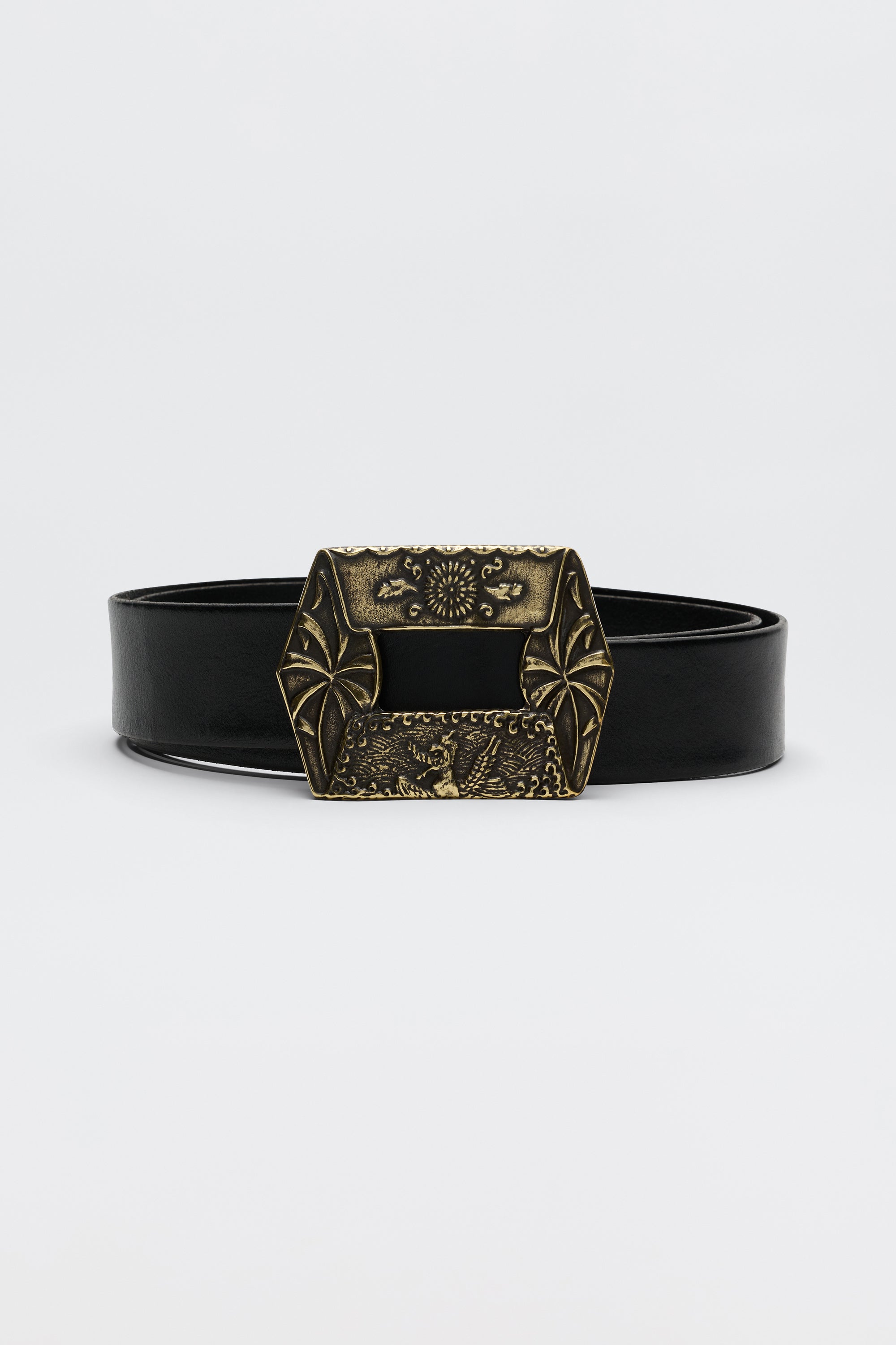 Rhianna Leather Belt in Black | RIXO USA ⋆