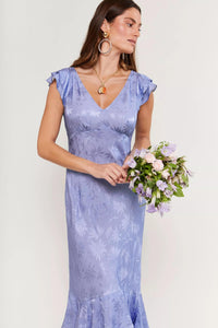 Thumbnail for bridesmaids,Ossy Jacquard Maxi Dress