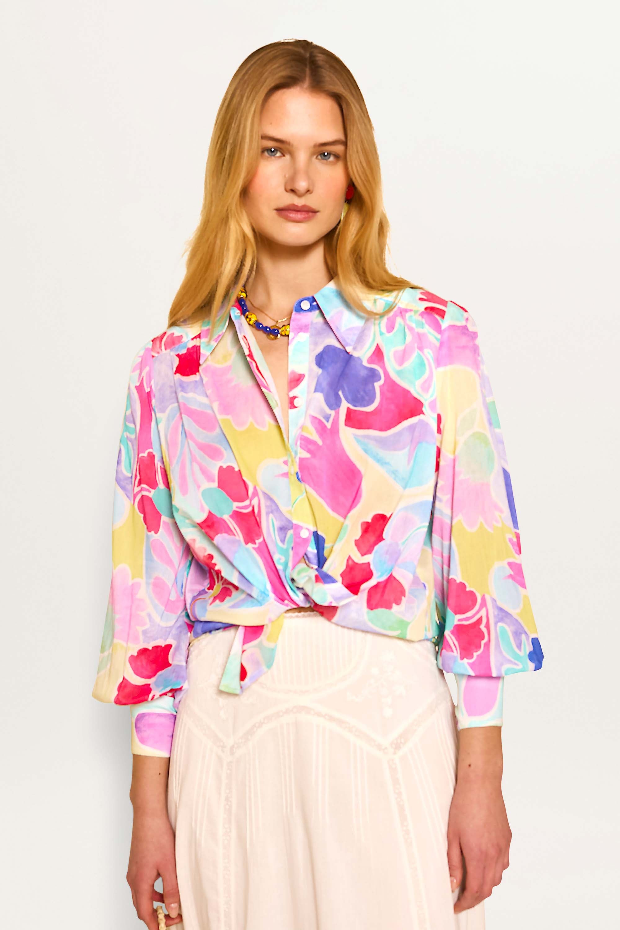 Blake - Abstract Tulip Ivory