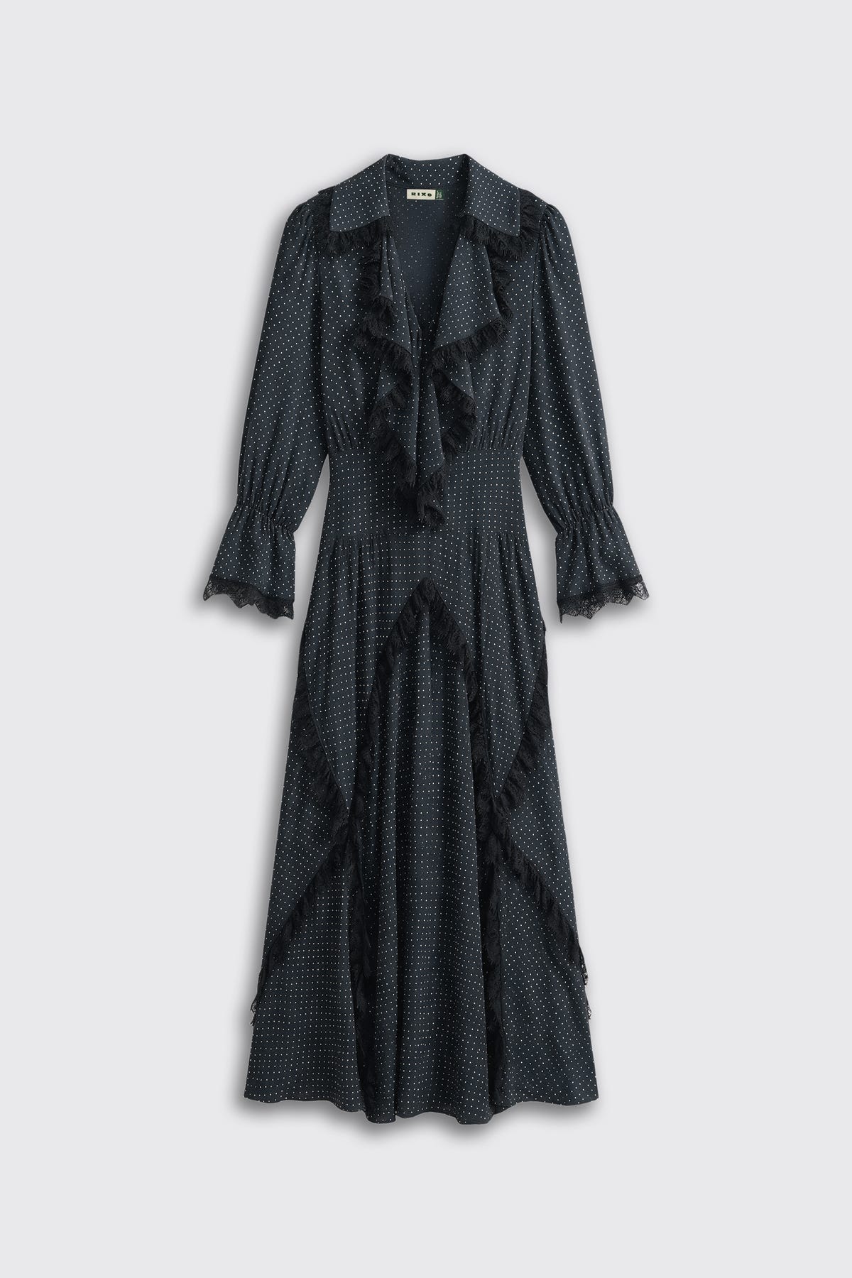 Aerin - Micro Polka Dot Black