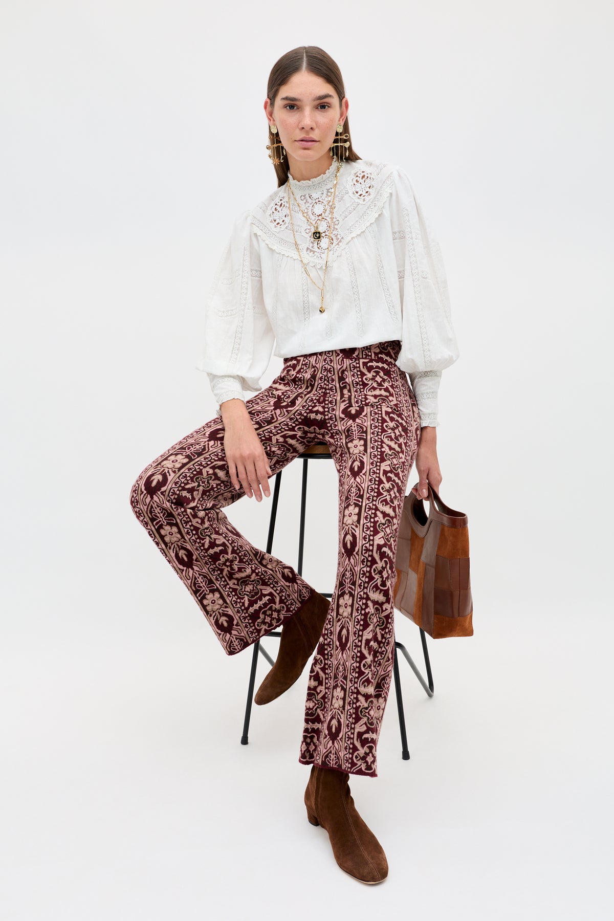 Ceara - Tapestry Bloom Bordeaux