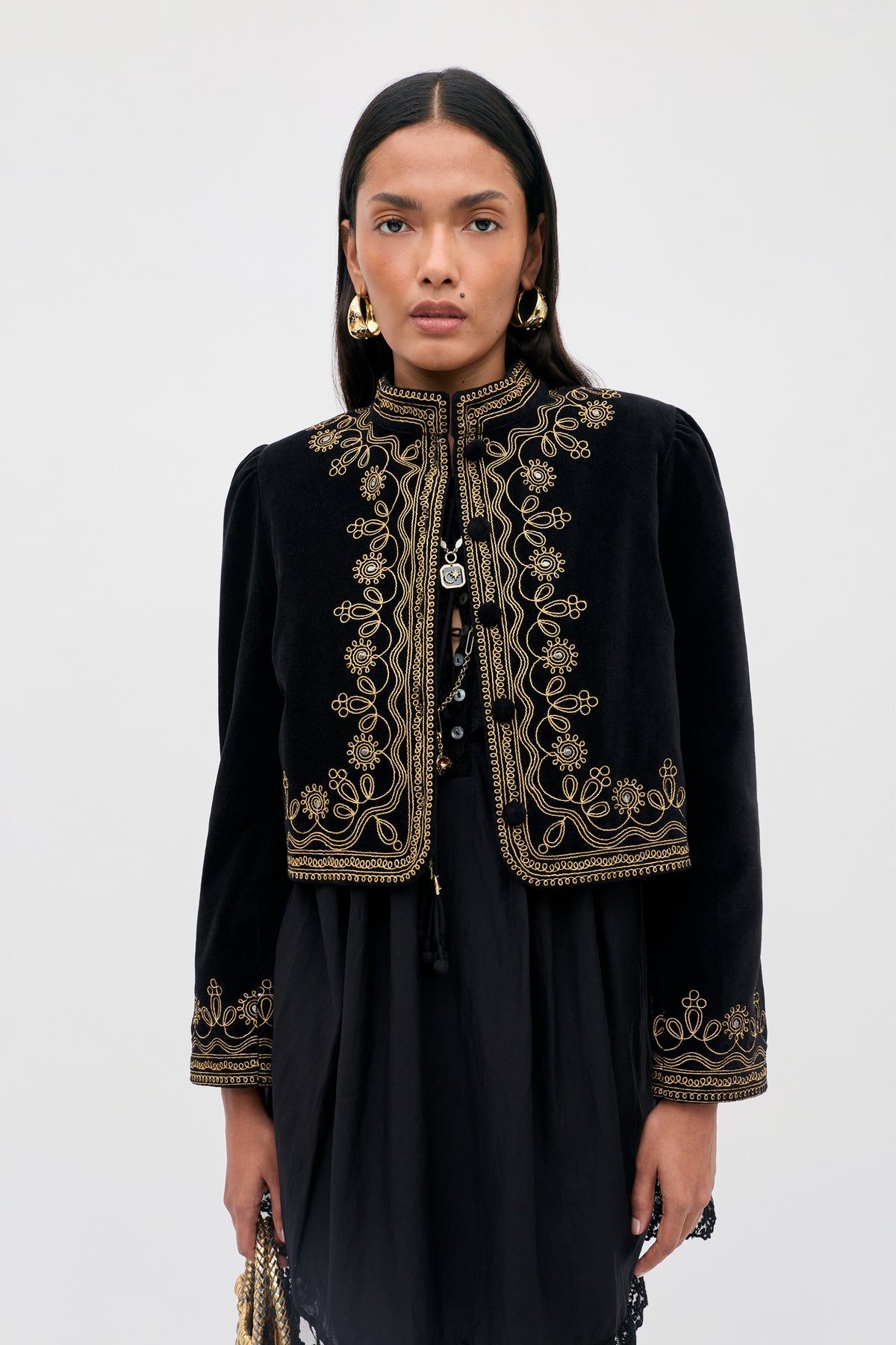 Denver - Soutache Black