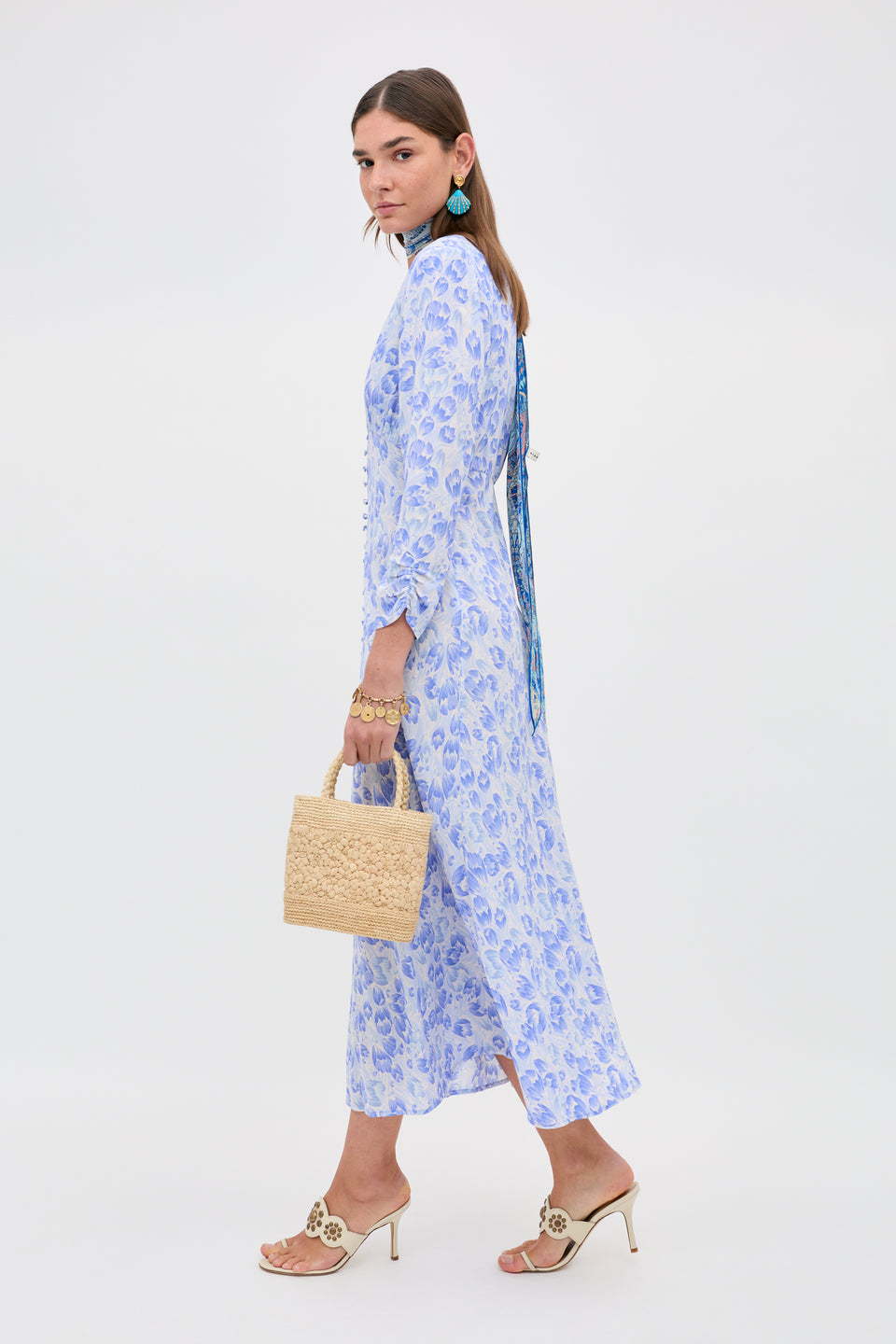 Katie - Tulip Fields Cornflower Blue