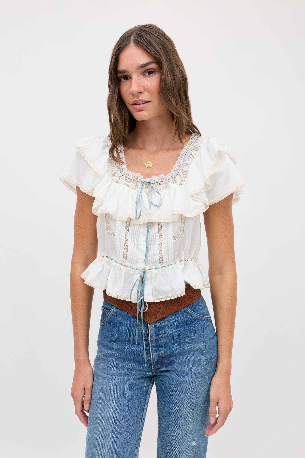 melisa top ivory