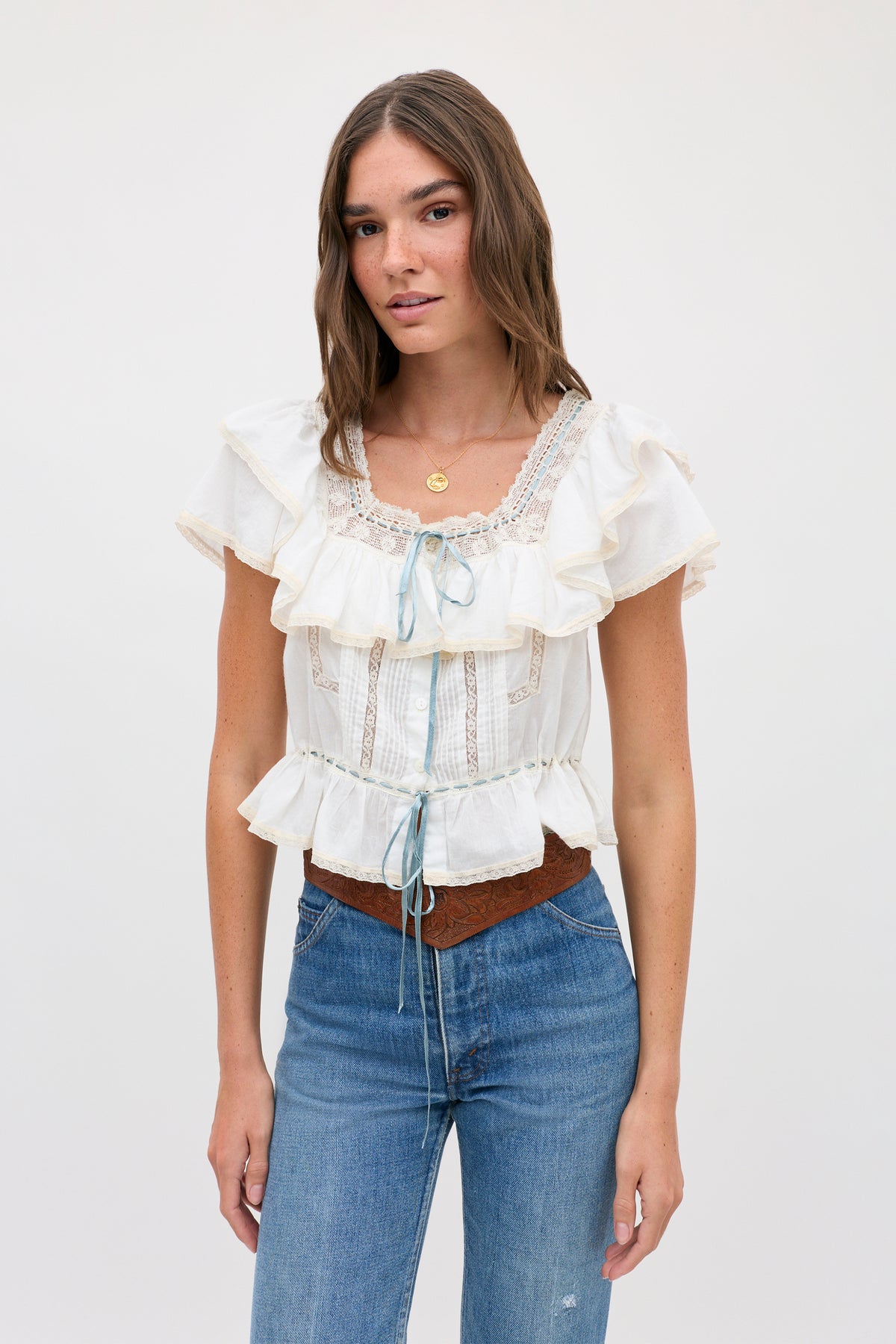 melisa top ivory