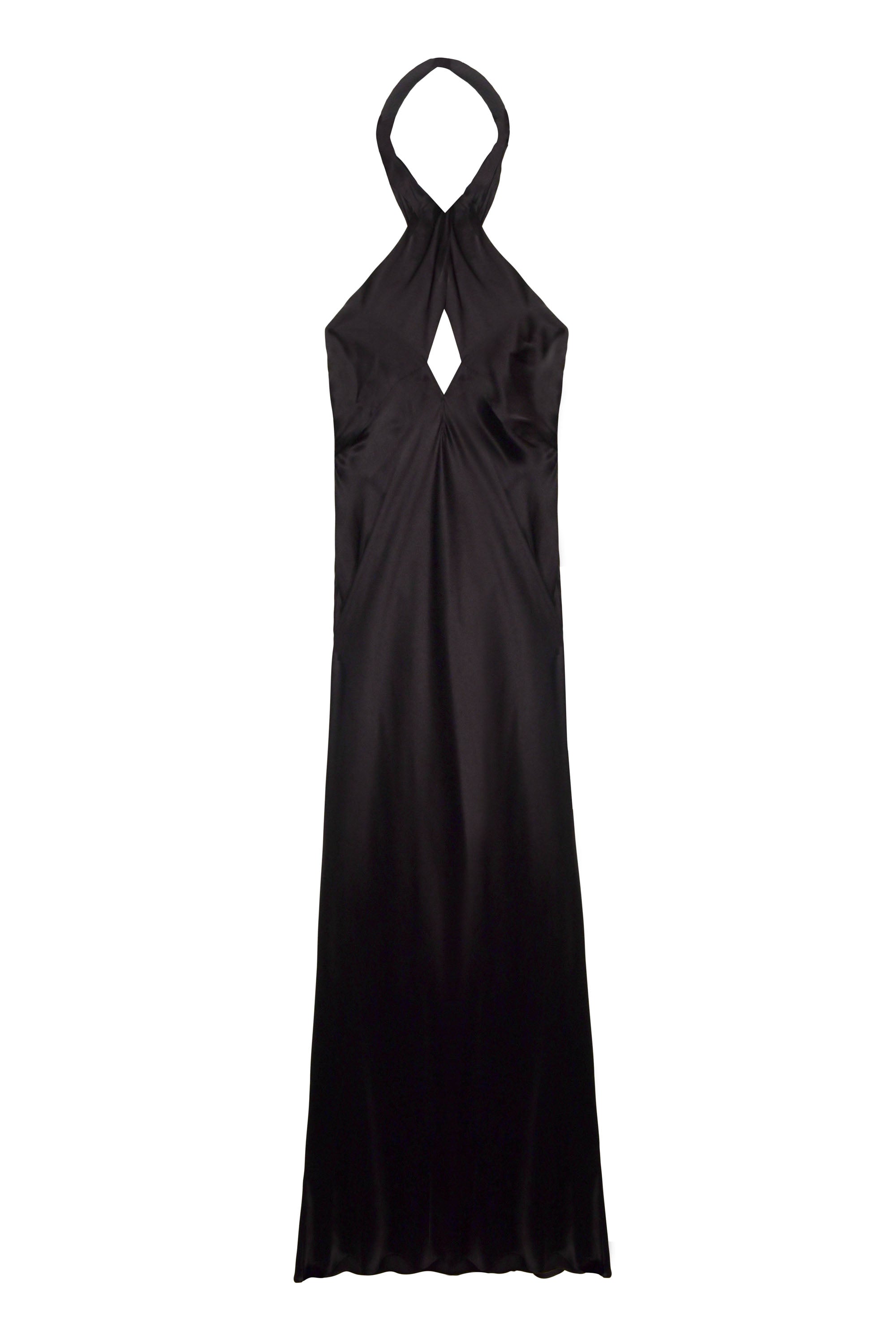 Dune Silk-Satin Gown in Black | RIXO Dune Silk-Satin Gown in Black | RIXO