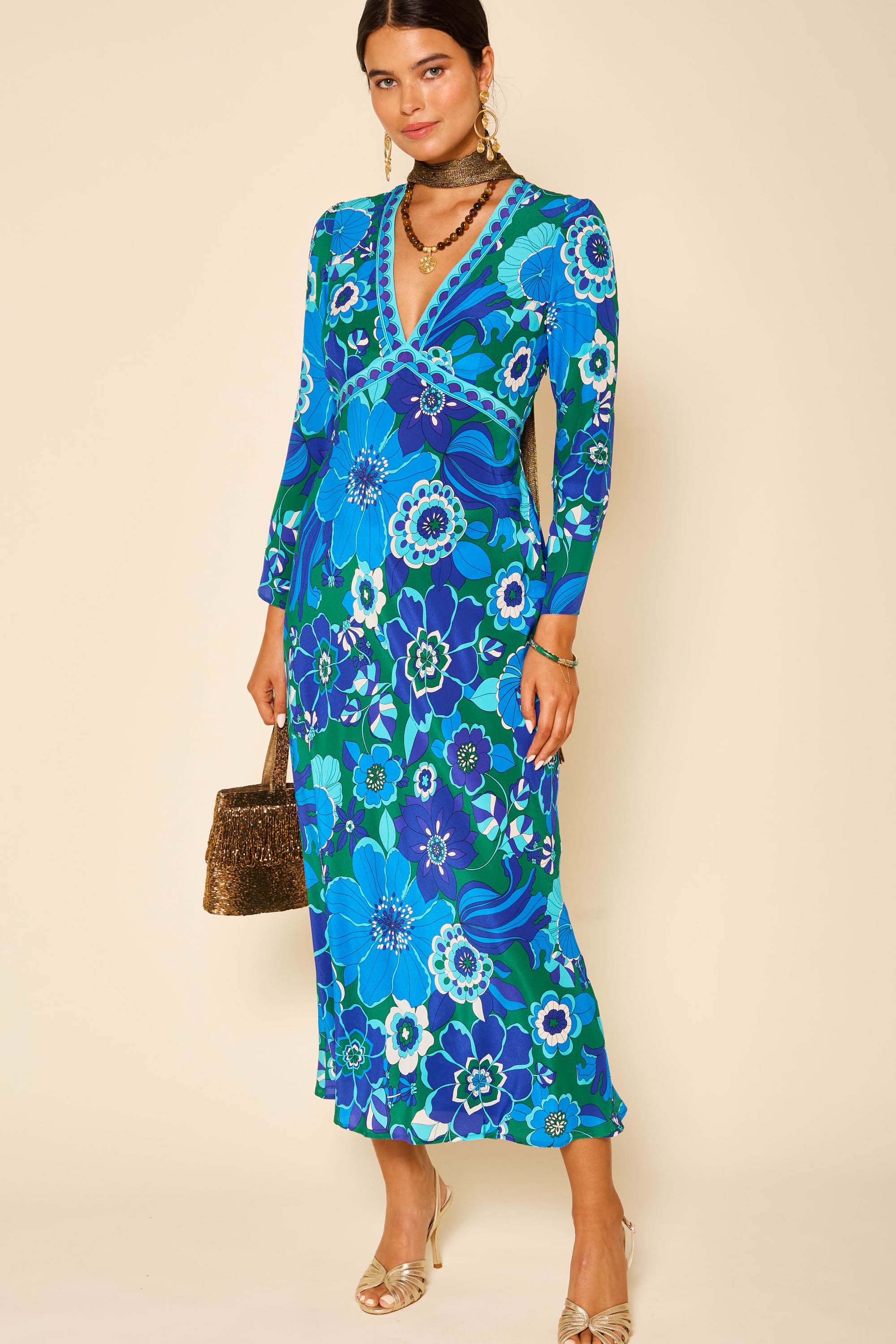tania - miami floral emerald