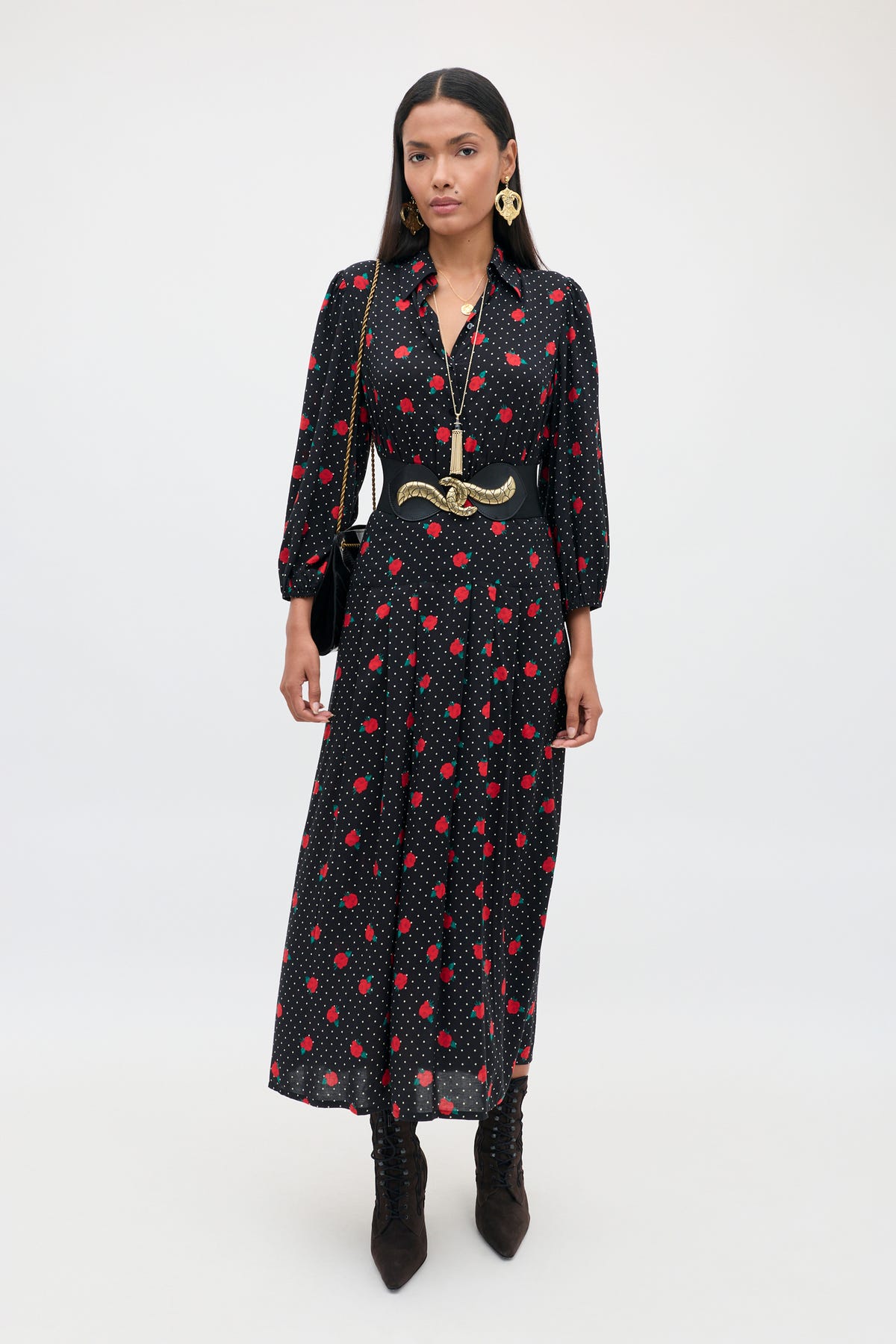 Izzy - Rose Spot Black