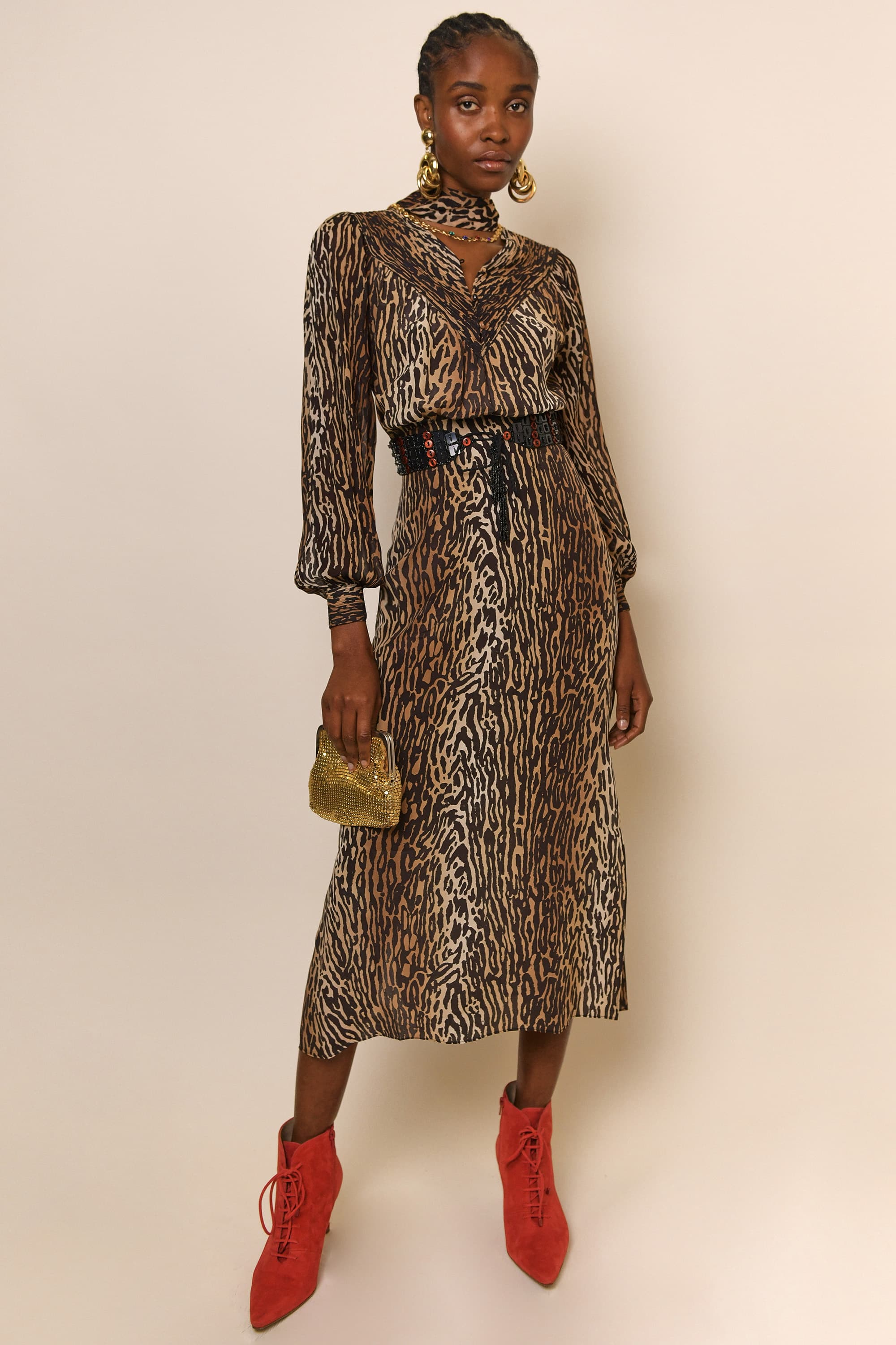 lucie midi dress rixo Lucie lace-trimmed embroidered crepe de chine midi dress - blue