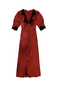 Thumbnail for Rust Midi Dress