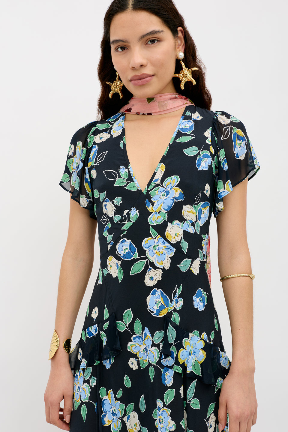 Evie -  Kimmie Floral Navy