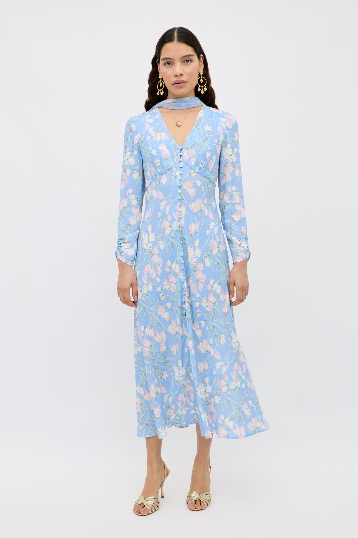 Katie -  Watercolour Floral Blue