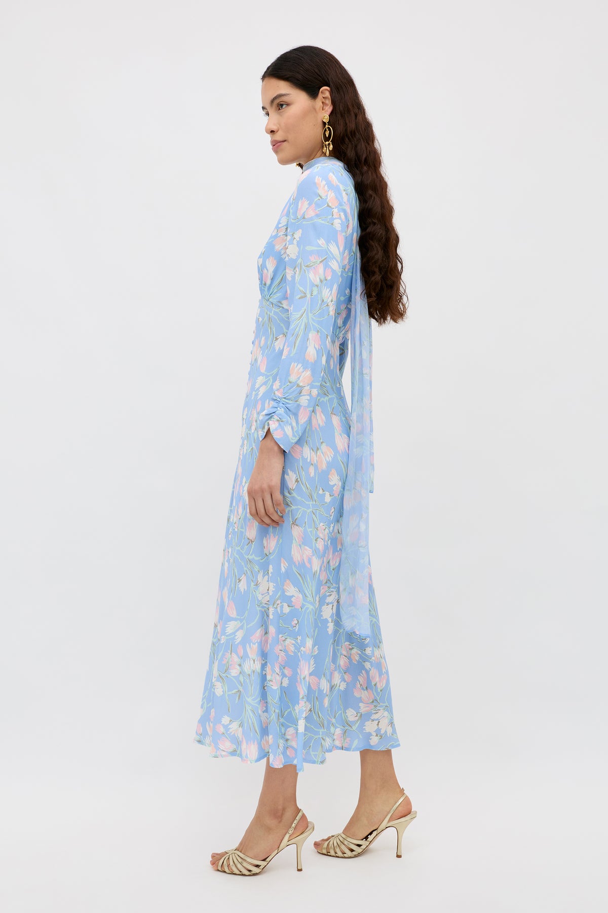 Katie -  Watercolour Floral Blue