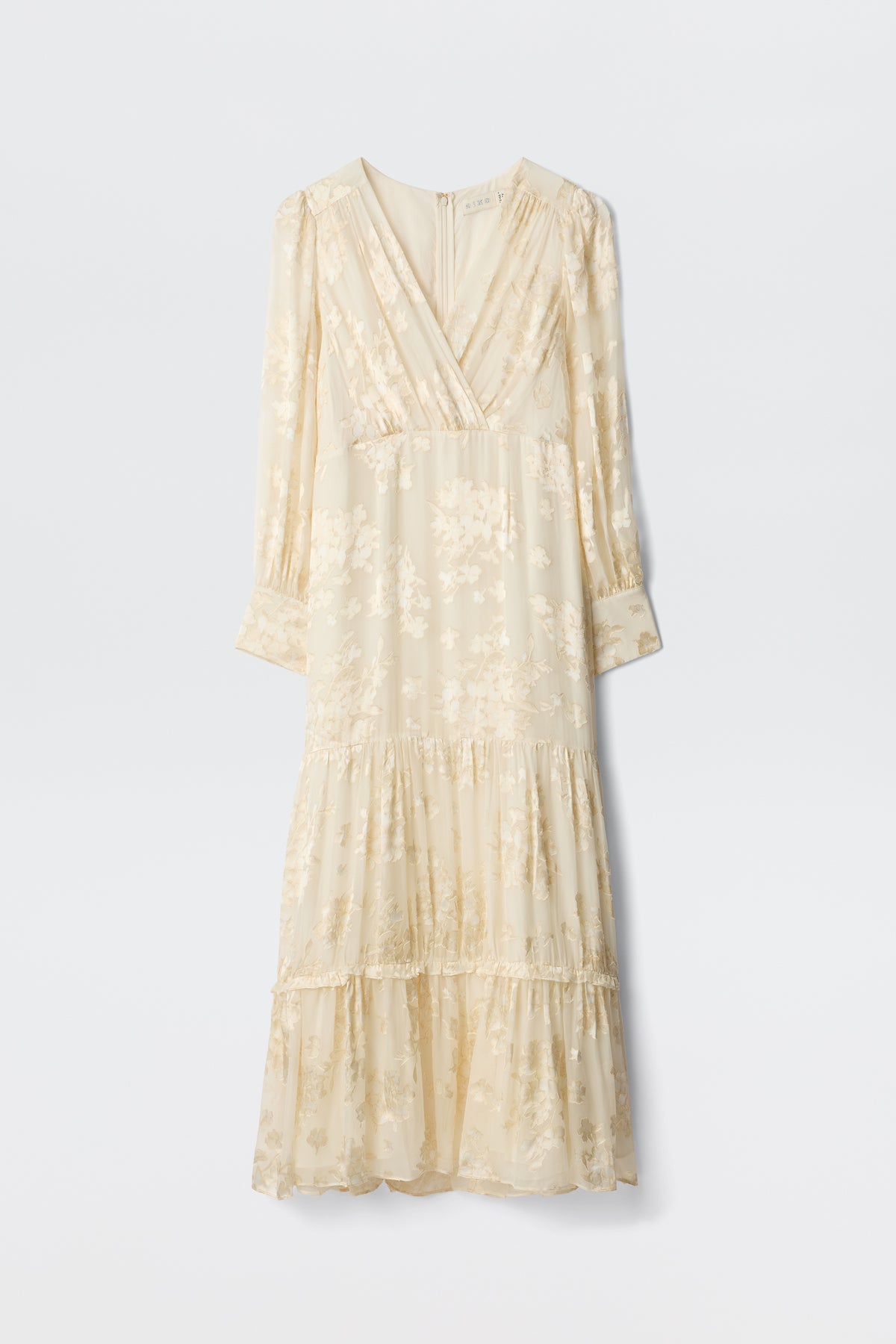 Elsie  -  Bouquet Devore Cream