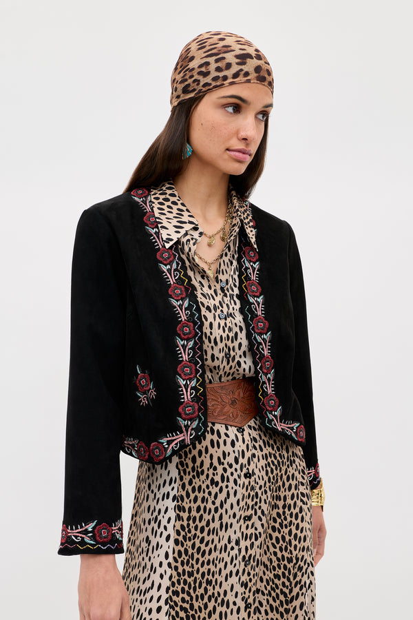 Oliwia - Roselle Embellishment Black