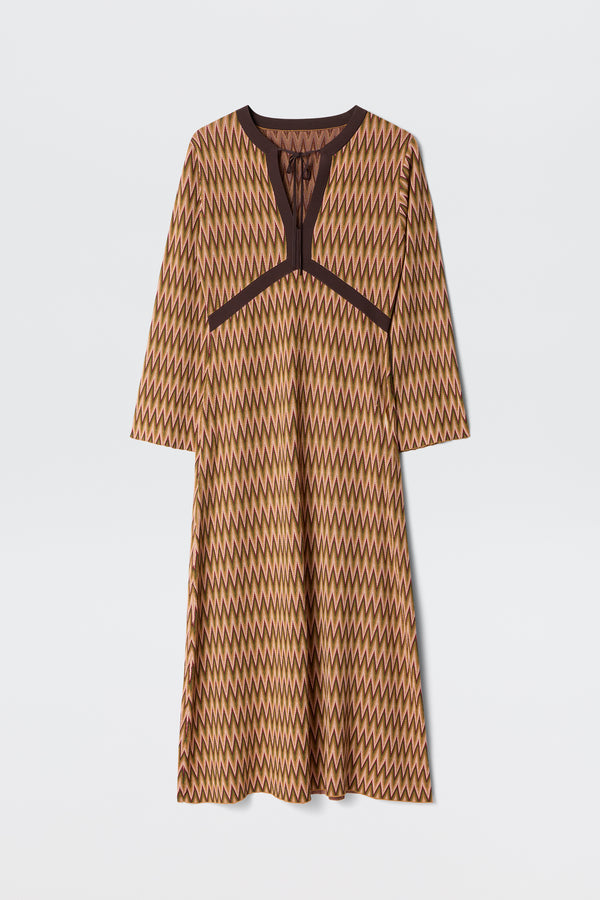 pamela brown dress Pamela Knitted Dress in Maeve Jacquard Multi