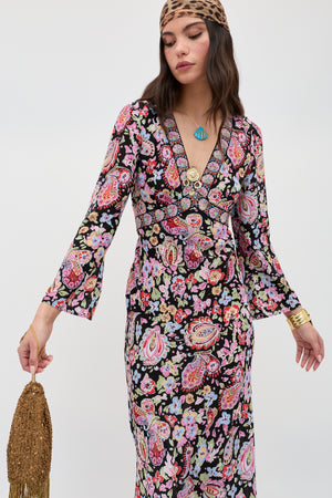 Tania - Cara Floral Black