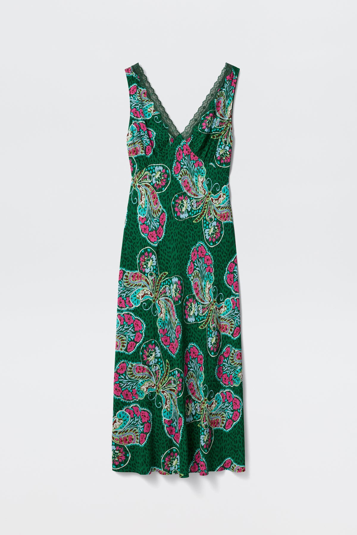 Sandrine - Butterfly Bloom Green