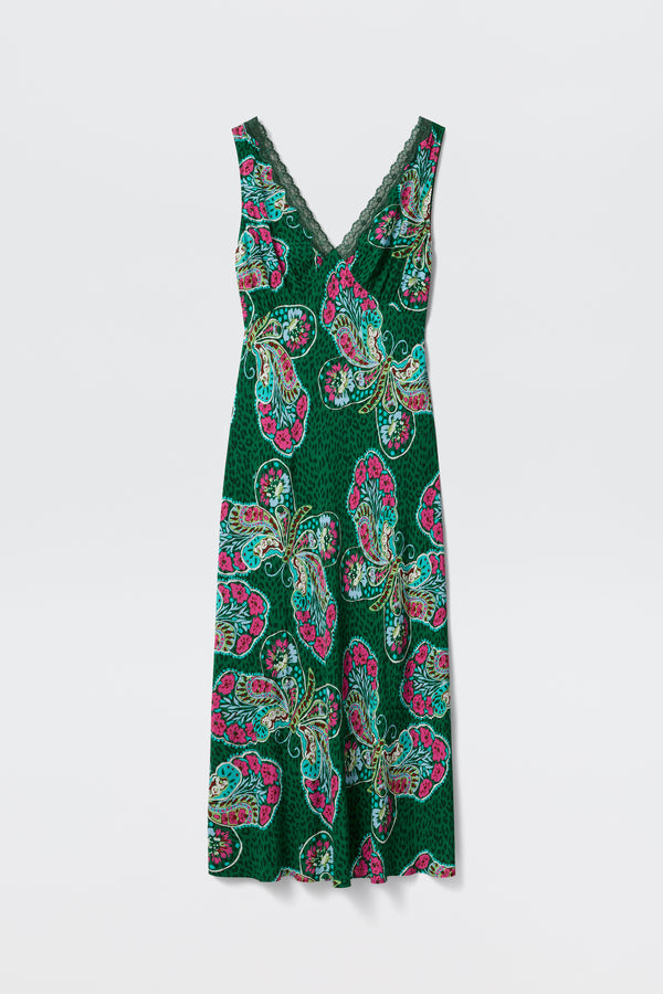 Sandrine - Butterfly Bloom Green