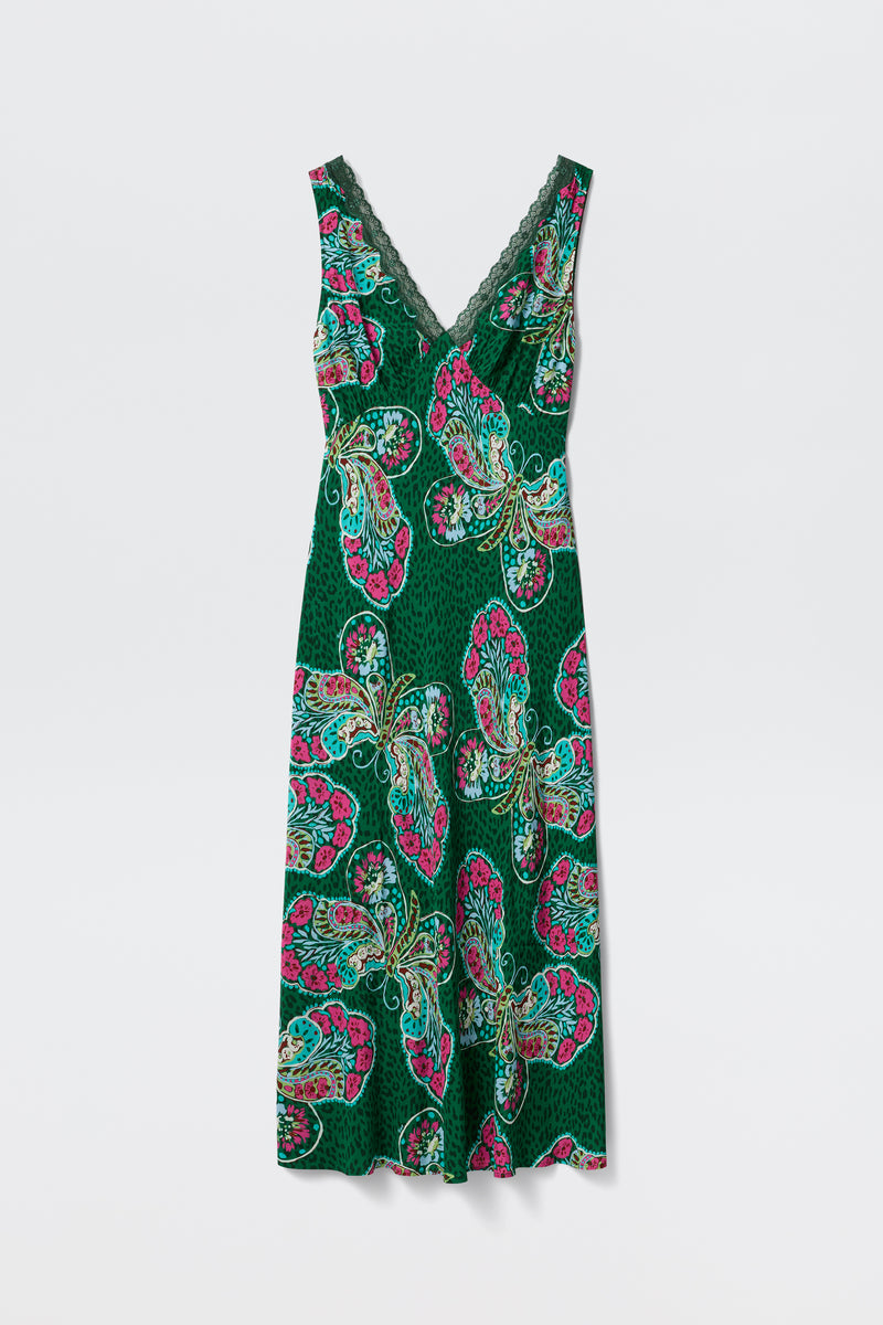 Sandrine - Butterfly Bloom Green