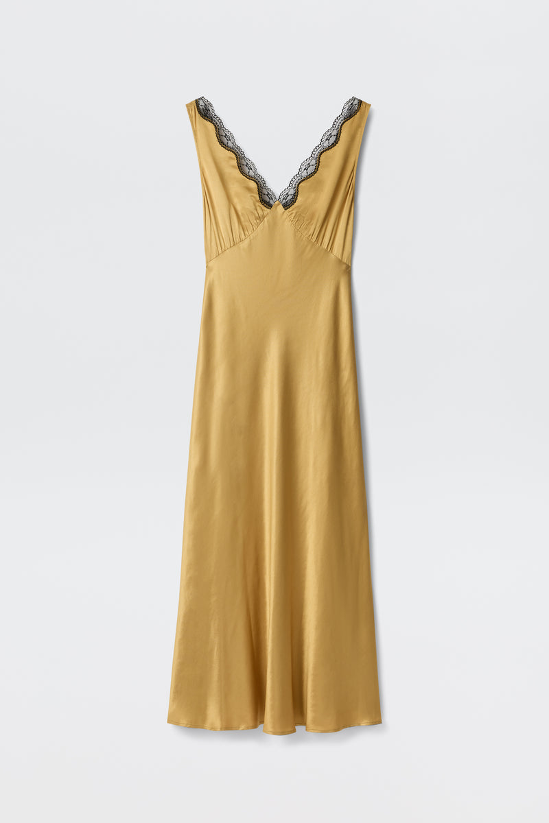 sandrine silk dress Amanda Uprichard Sandrine Silk Mini Dress
