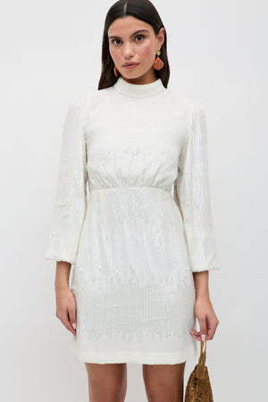 lara - ivory black bow