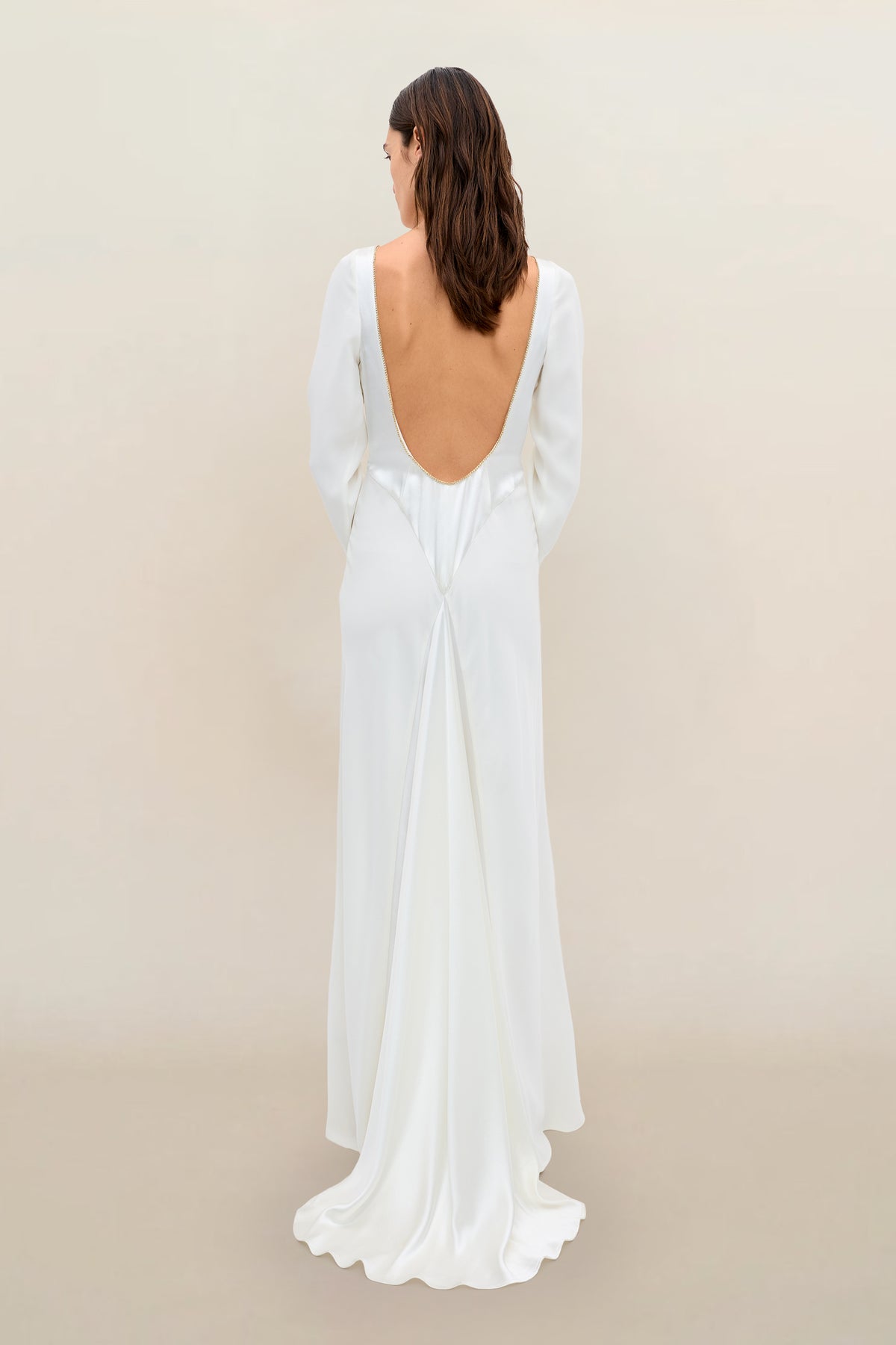 RIXO Bridal Cesca Backless Silk Gown - Ivory RIXO Bridal Cesca Backless Silk Gown - Ivory