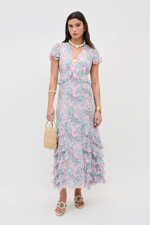 Thanvi - Butterfly Paisley Cream