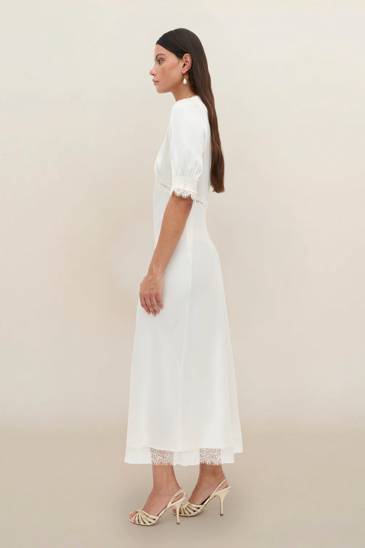 RIXO Bridal Annina Satin Midi