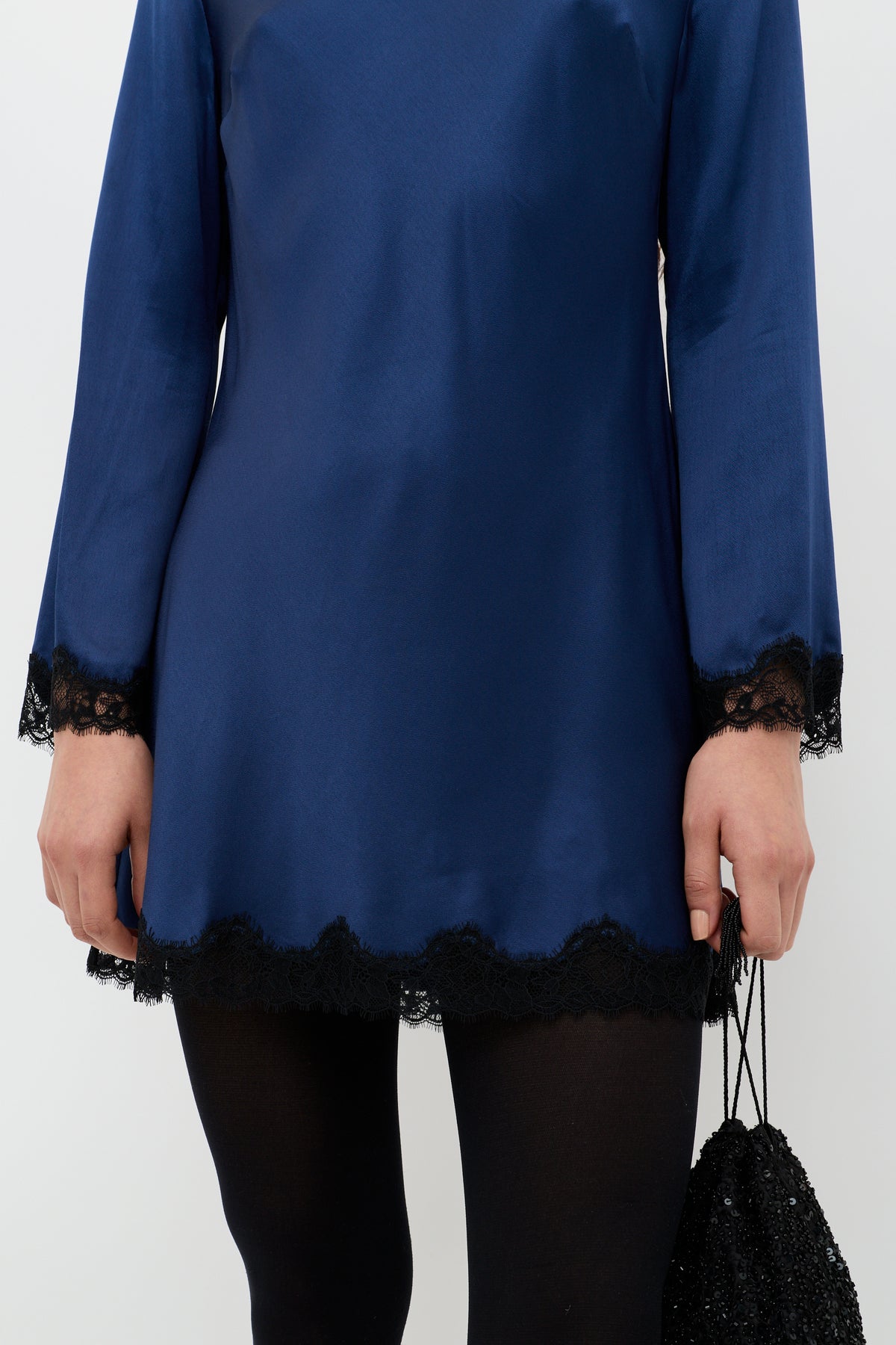 Ridley Mini Dress in Midnight Navy | RIXO USA Ridley Mini Dress in Midnight Navy | RIXO USA