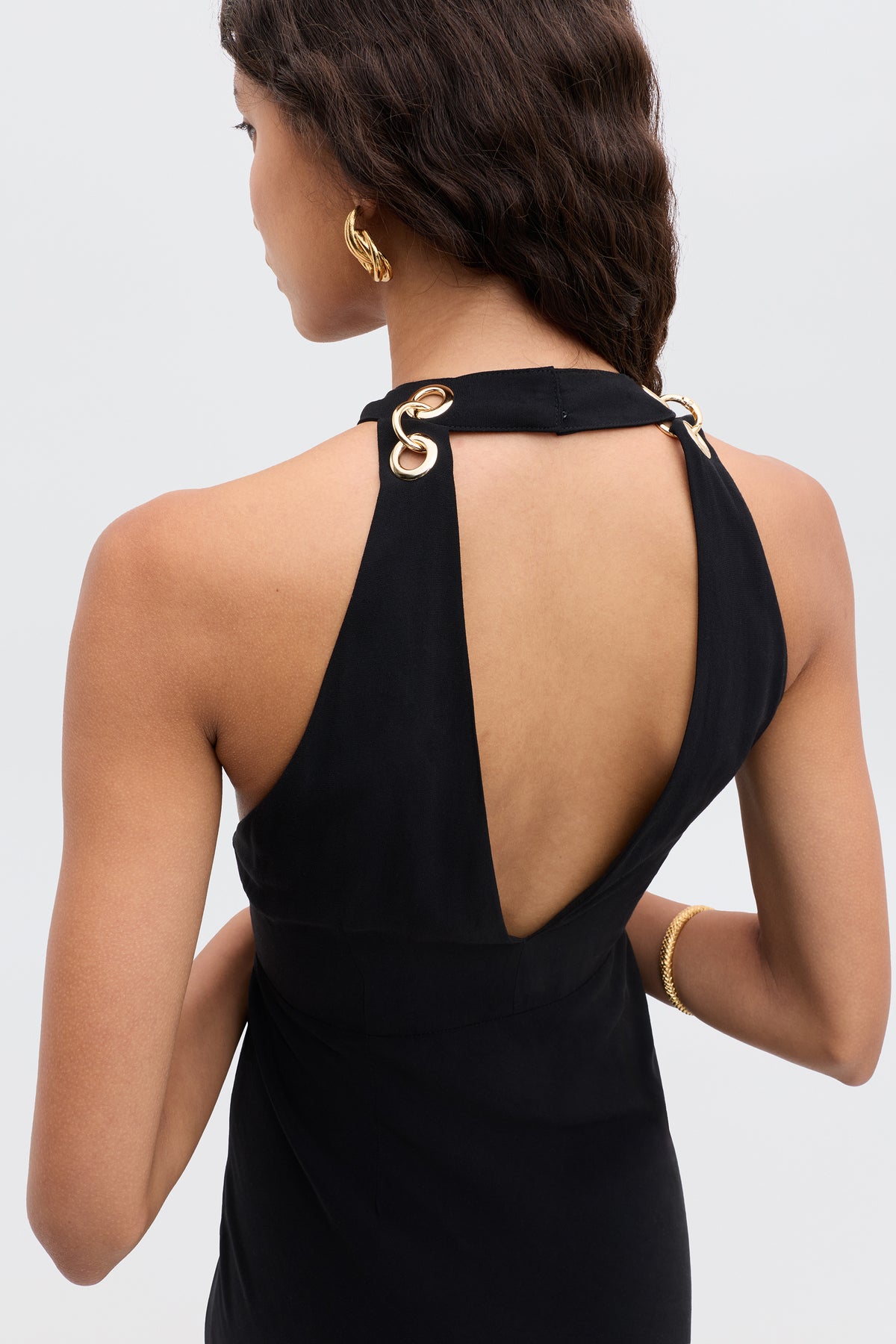 Eleanora Midi Dress in Black | RIXO USA Eleanora Midi Dress in Black | RIXO USA