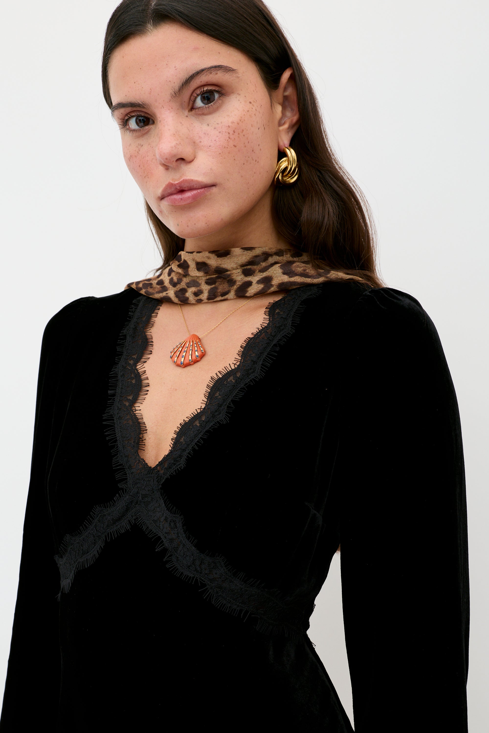 ワンピース Betty velour mini dress Black andmary ANDMARY】Betty velour mini dress