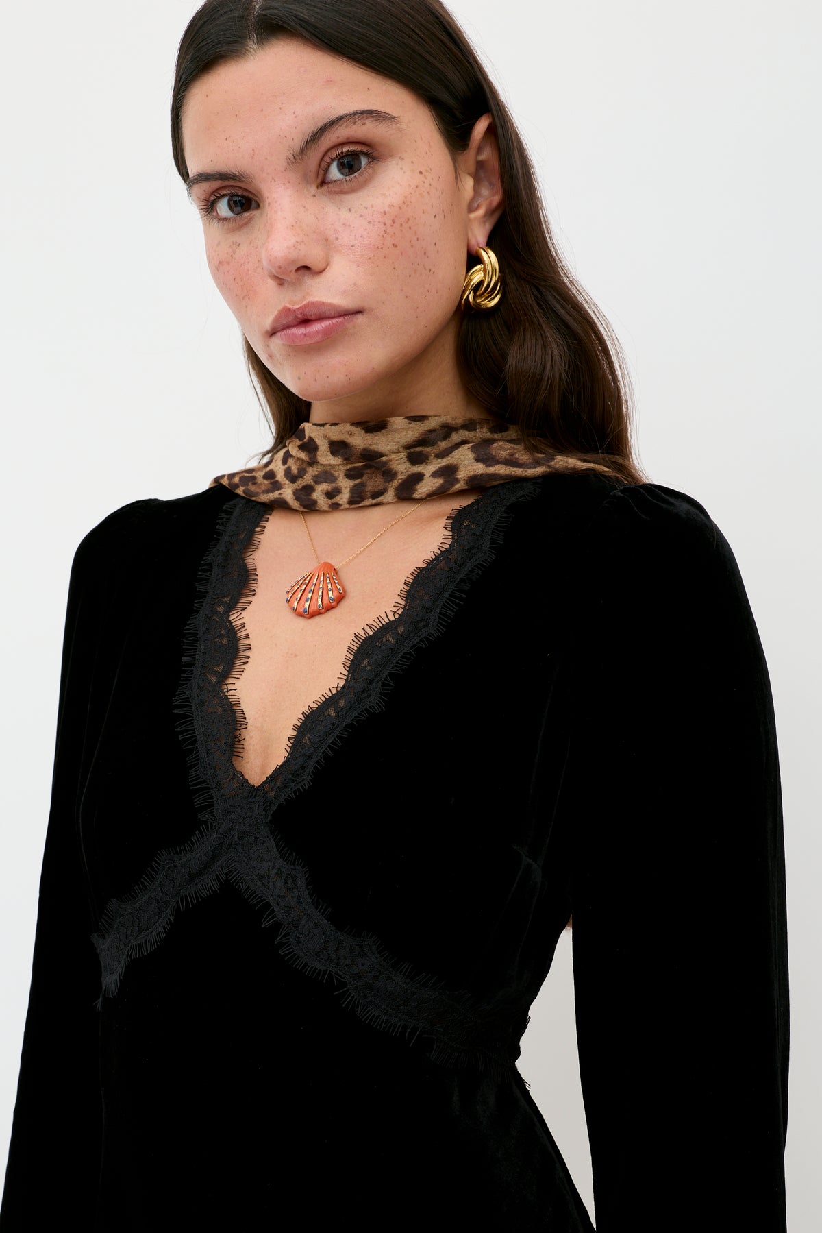 RIXO Macie Silk-Velvet Mini Black RIXO Macie Silk-Velvet Mini Black