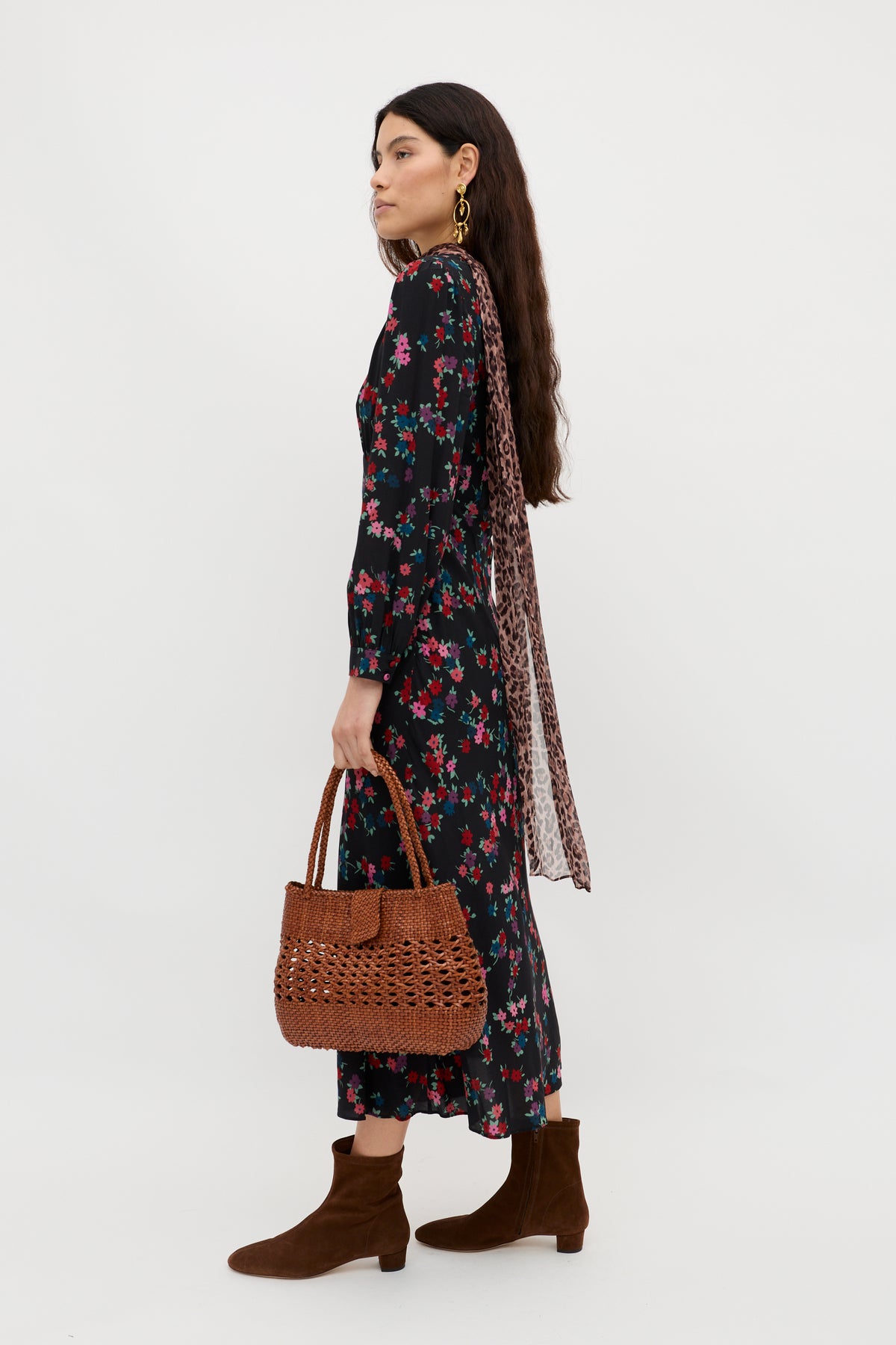 mavis dulce floral midi dress Mavis Dulce Floral Midi Dress CASH and CLIVE