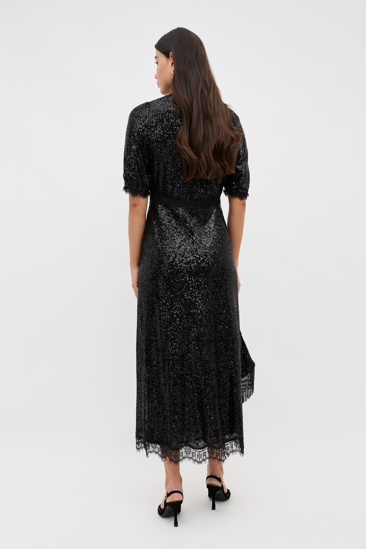 Verena Sequinned Maxi Dress in Embellishment Black | RIXO Verena Sequinned Maxi Dress in Embellishment Black | RIXO