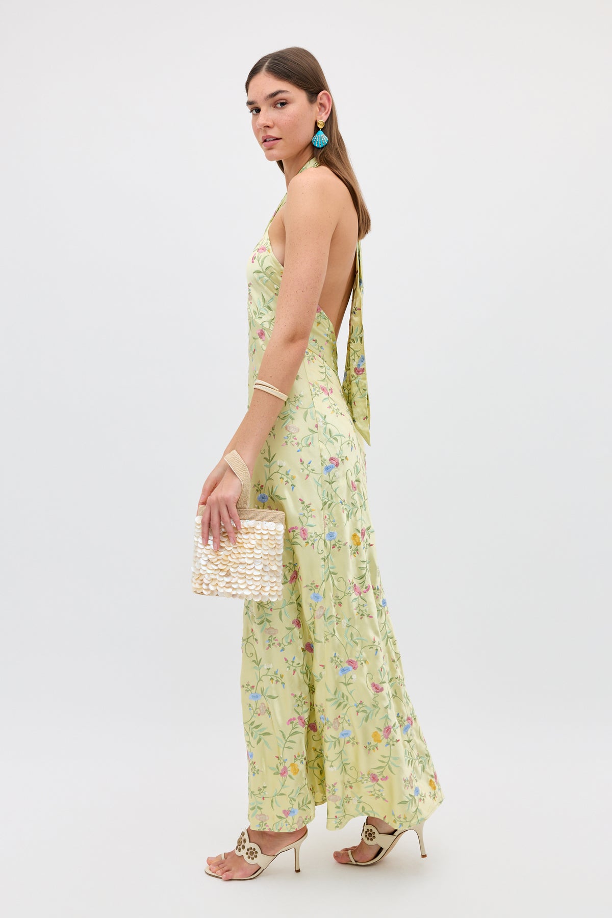 Dune - Botanical Embroidery Green