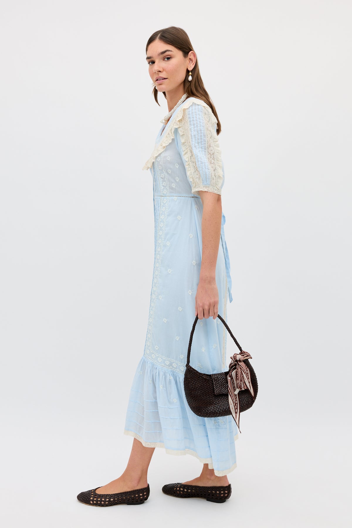 Edina - Mira Embroidery Powder Blue