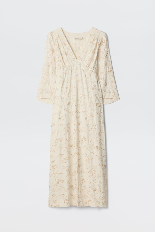 Dahlia -  Botanical Embroidery Pearl